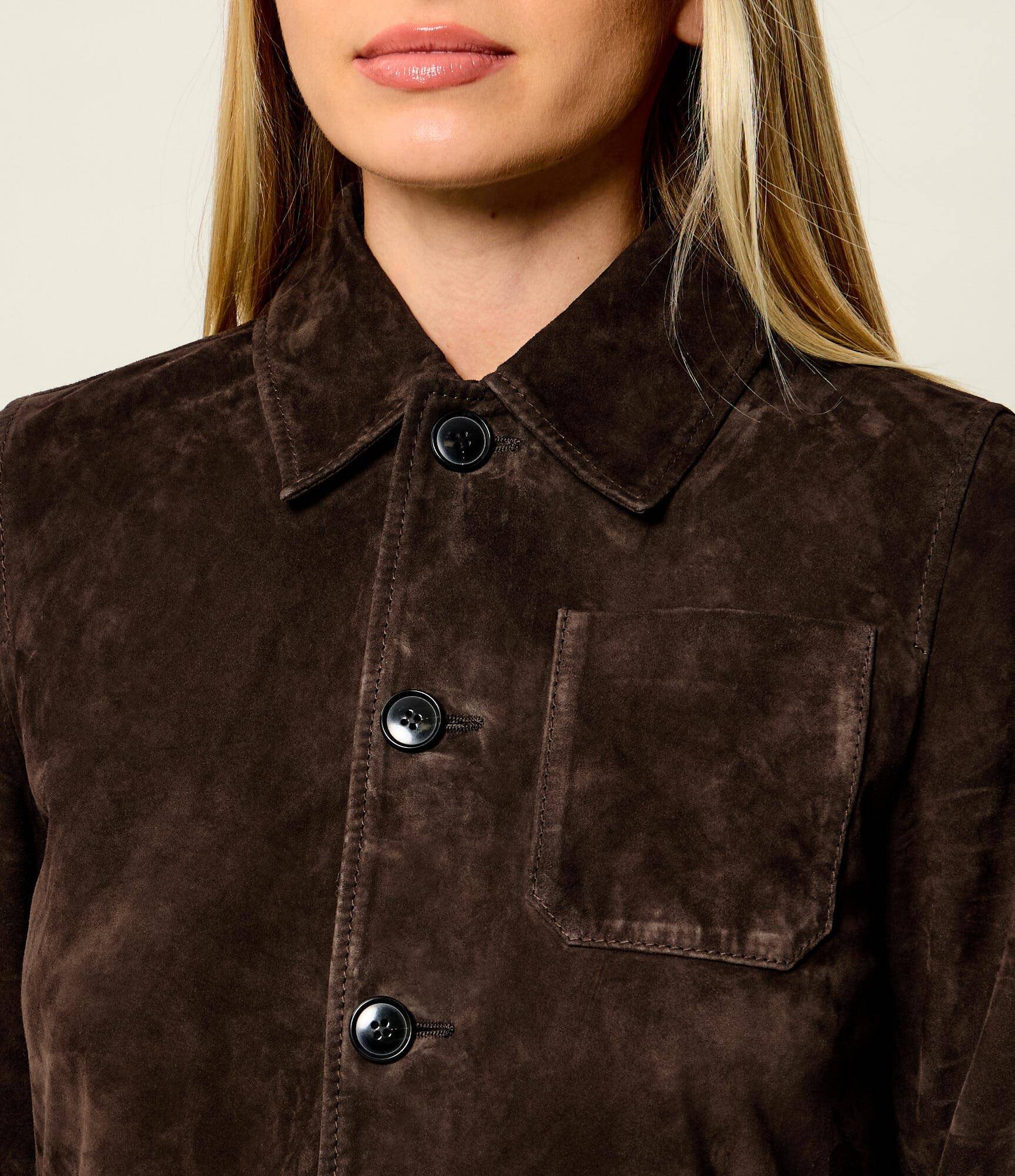 Joop! Geacă Luana | regular fit | piele întoarsă