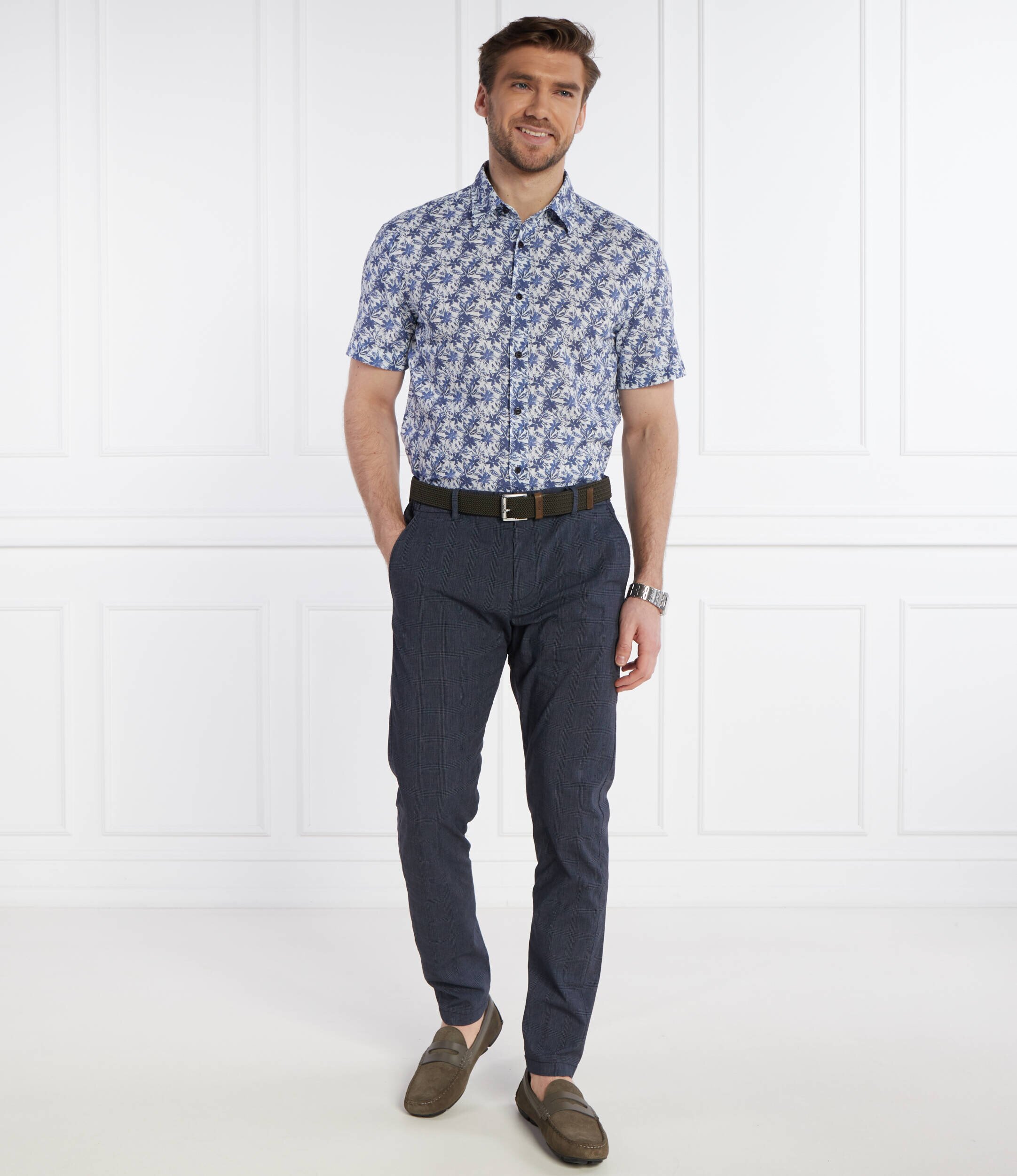 JOOP! Jeans Cămașă Haris | Regular Fit | cu adaos de in