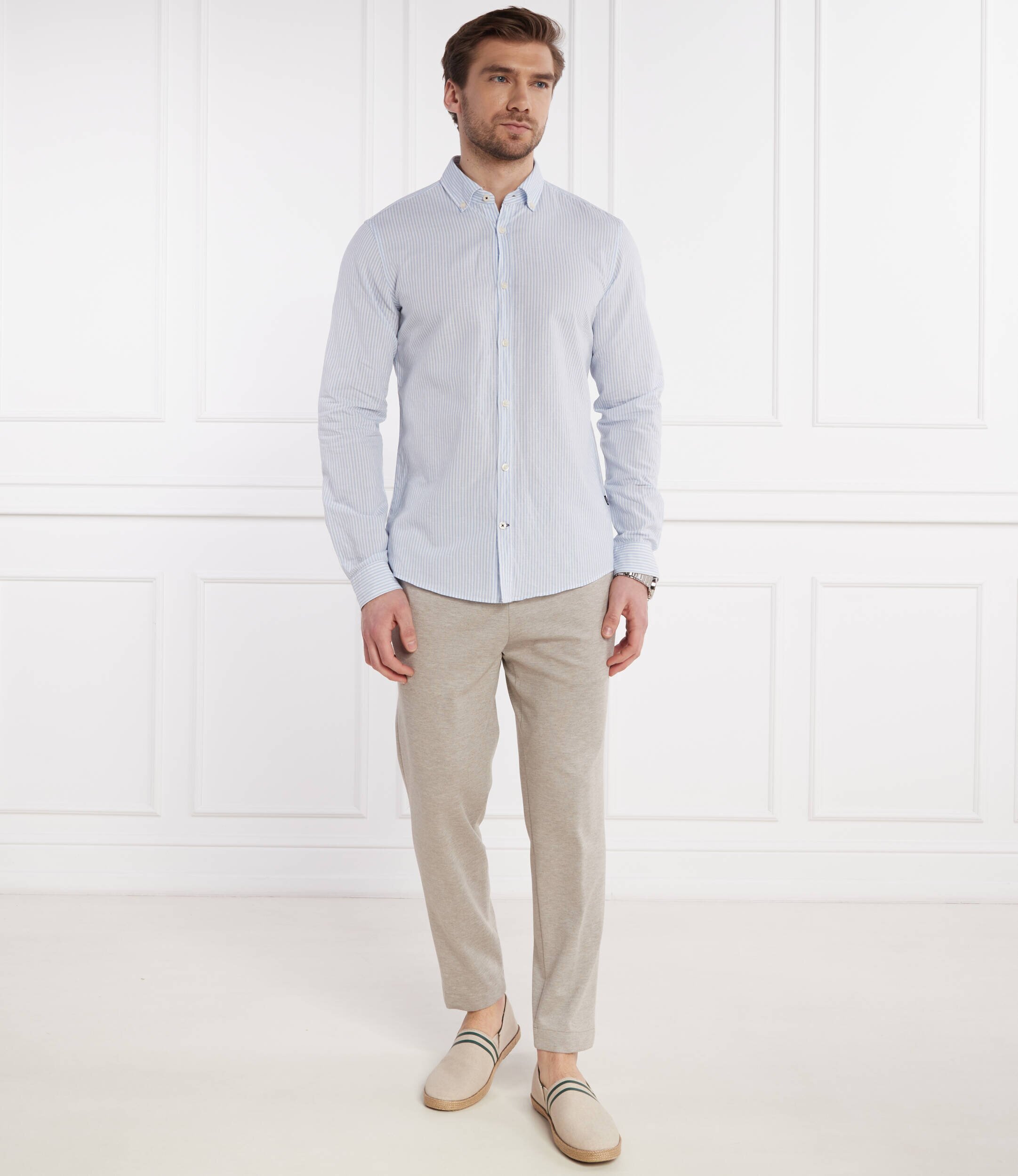 JOOP! Jeans Cămașă Heli2 | Regular Fit | cu adaos de in
