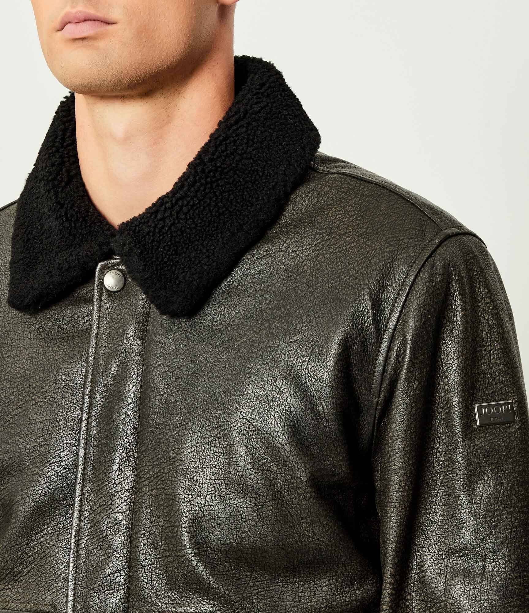 JOOP! Jeans Geacă de piele Falko | regular fit | shearling