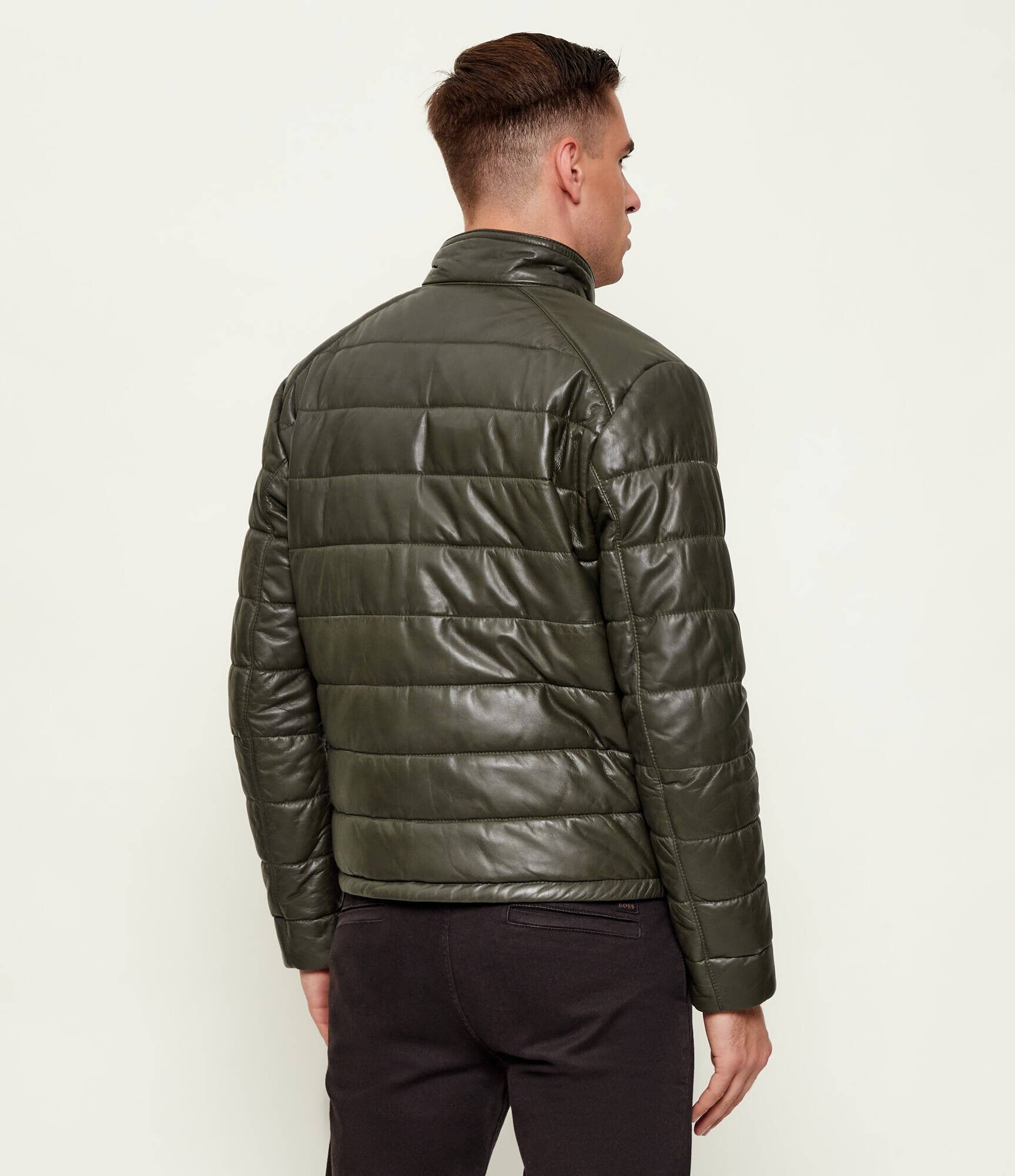 JOOP! Jeans Geacă de piele Stepo 2 | Slim Fit