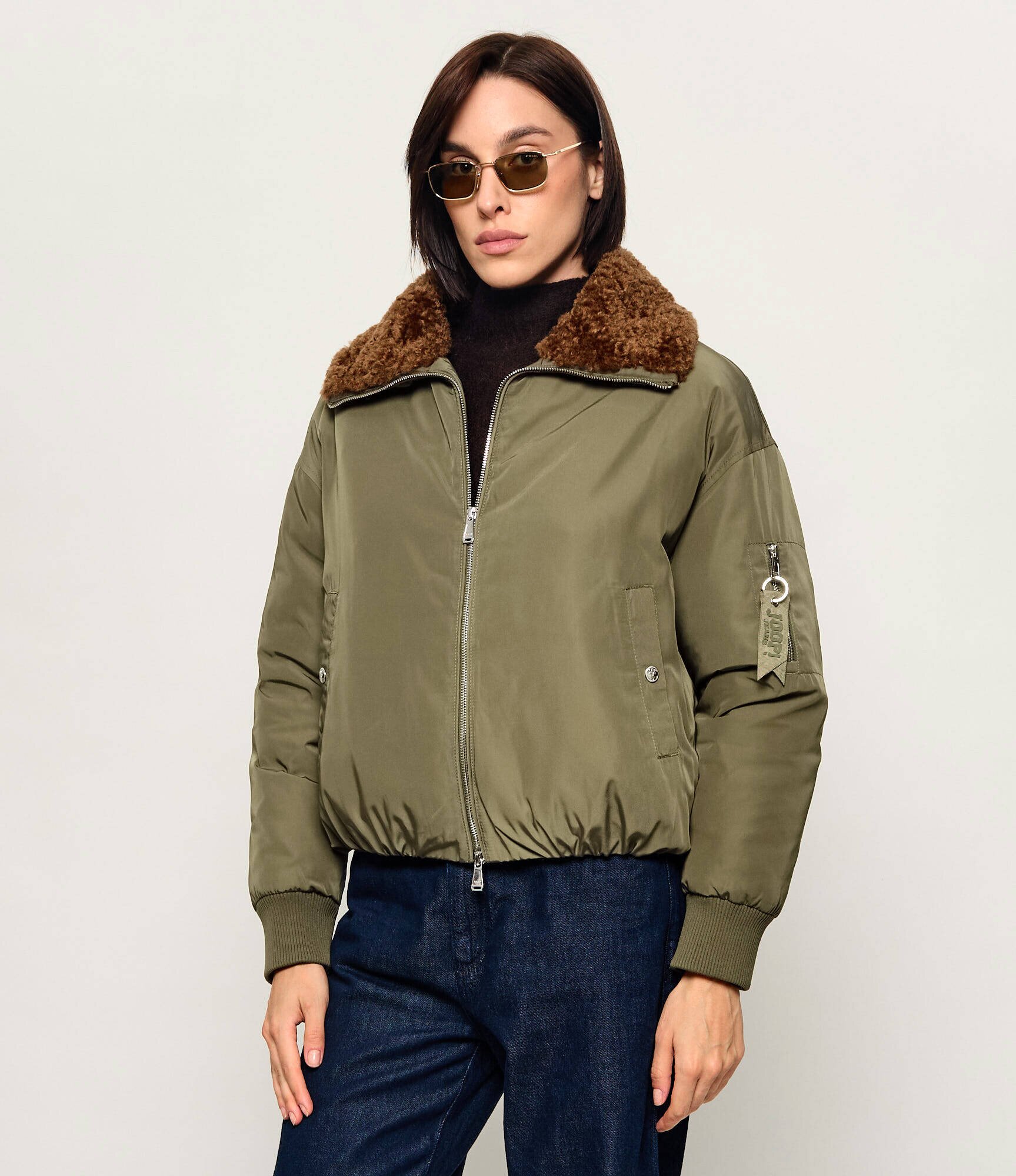 JOOP! Jeans Geacă Onorata | Loose fit | shearling
