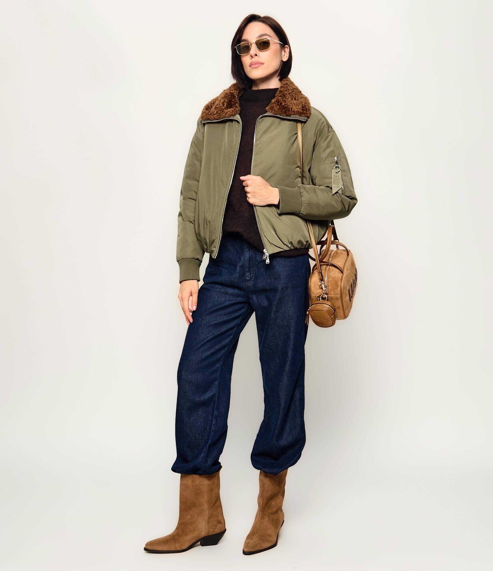 JOOP! Jeans Geacă Onorata | Loose fit | shearling
