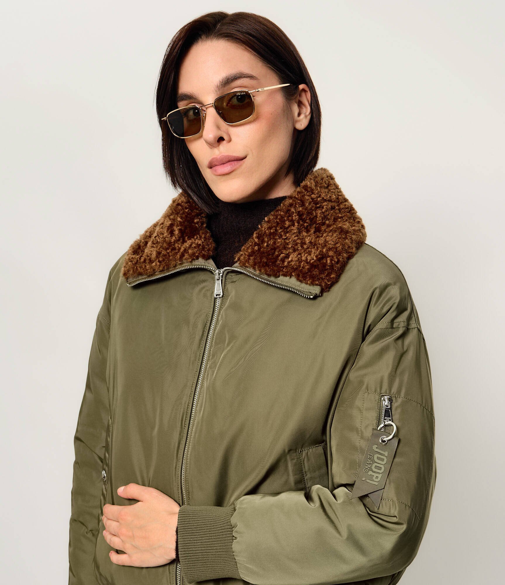 JOOP! Jeans Geacă Onorata | Loose fit | shearling