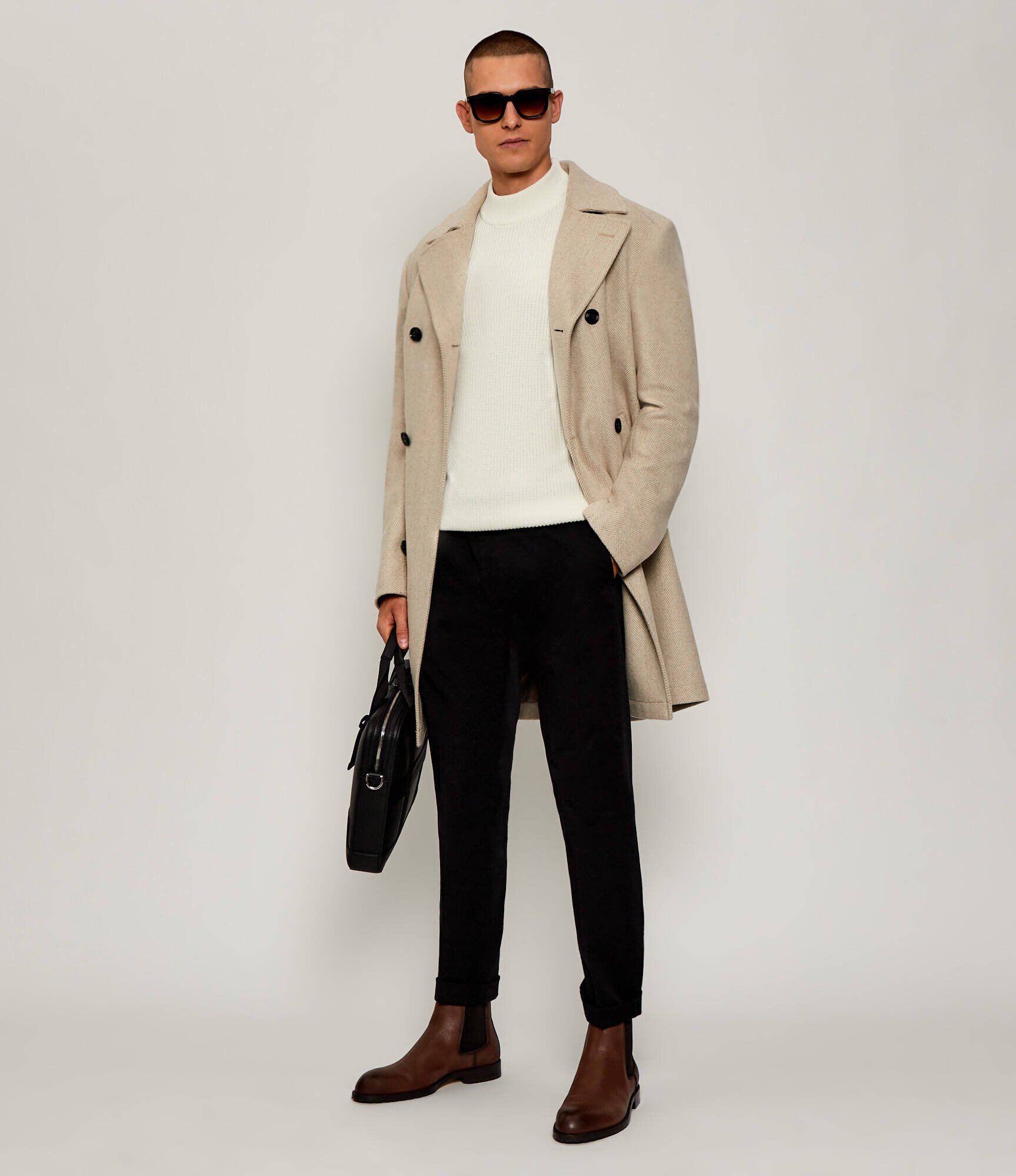 JOOP! Jeans Guler înalt Orlinor | regular fit cu adaos de lână