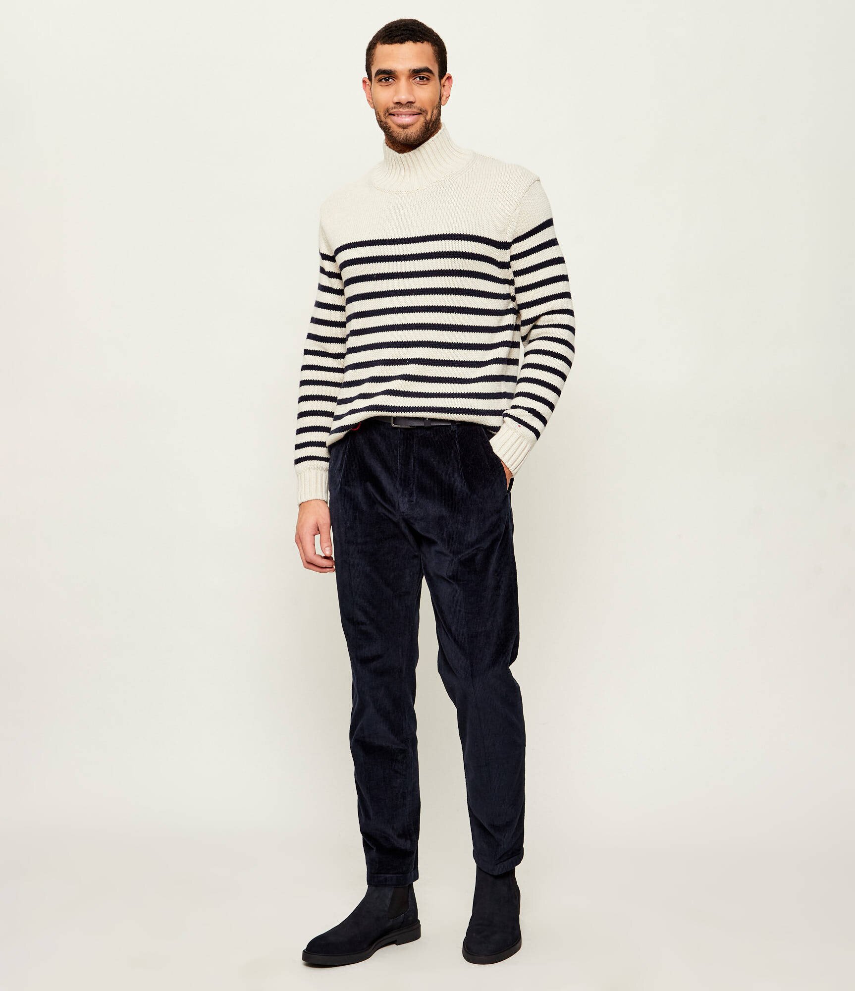 JOOP! Jeans Pantaloni chino Lead | Loose fit | catifea reiată