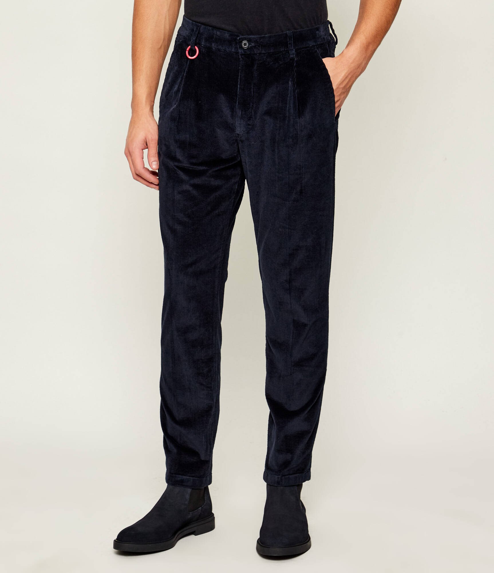 JOOP! Jeans Pantaloni chino Lead | Loose fit | catifea reiată