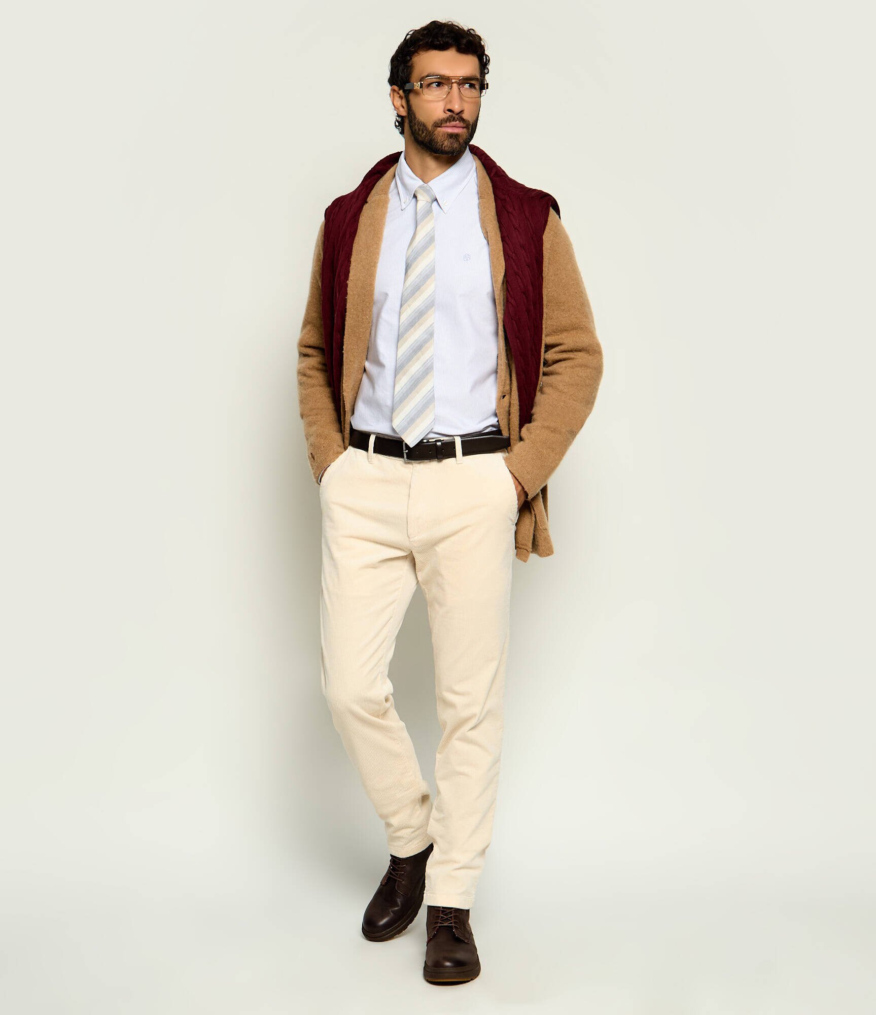 JOOP! Jeans Pantaloni chino Matthew | Modern fit | catifea reiată