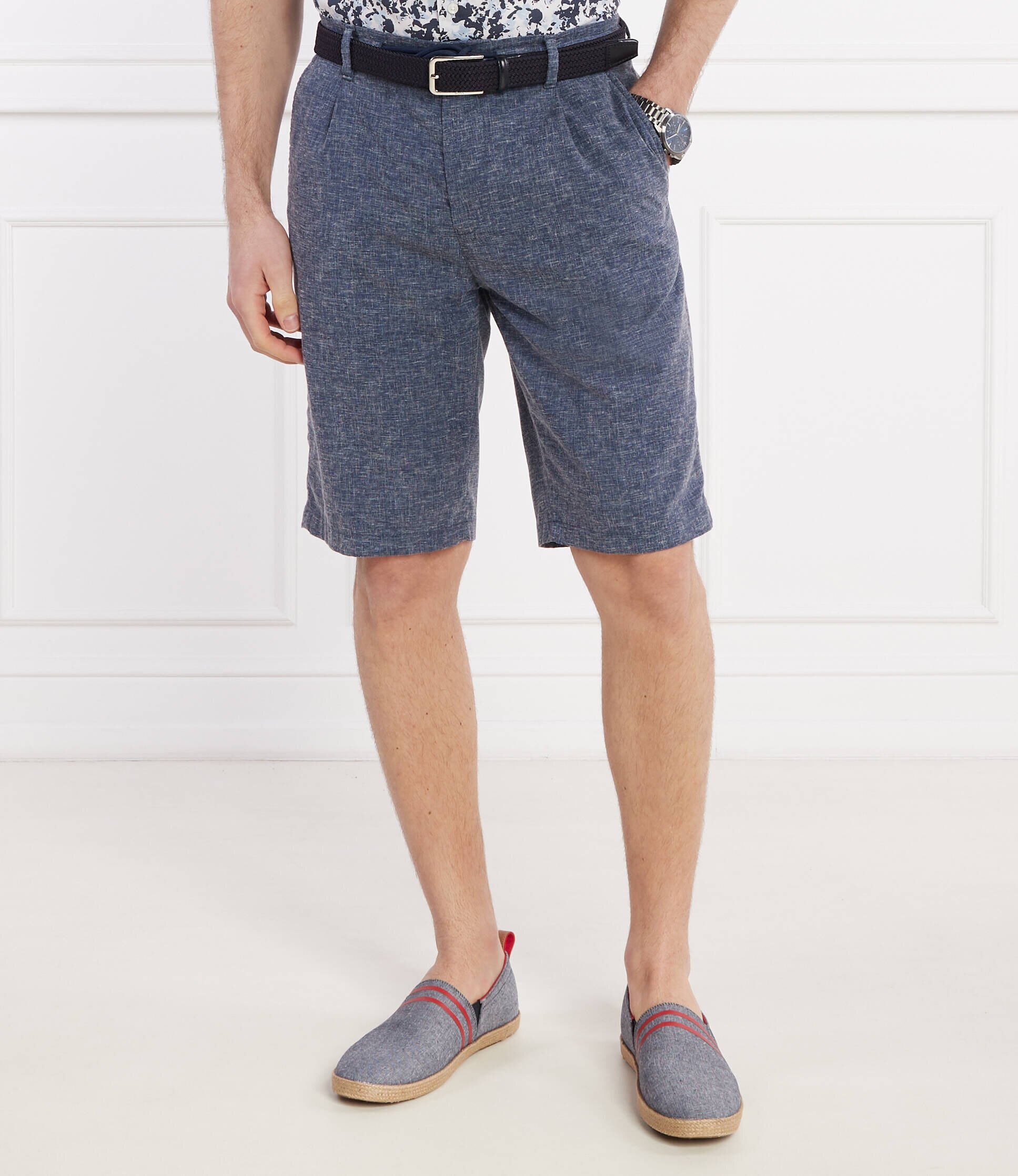 JOOP! Jeans Pantaloni scurți chino 15 JJF-112Ruby-W | cu adaos de in | regular fit