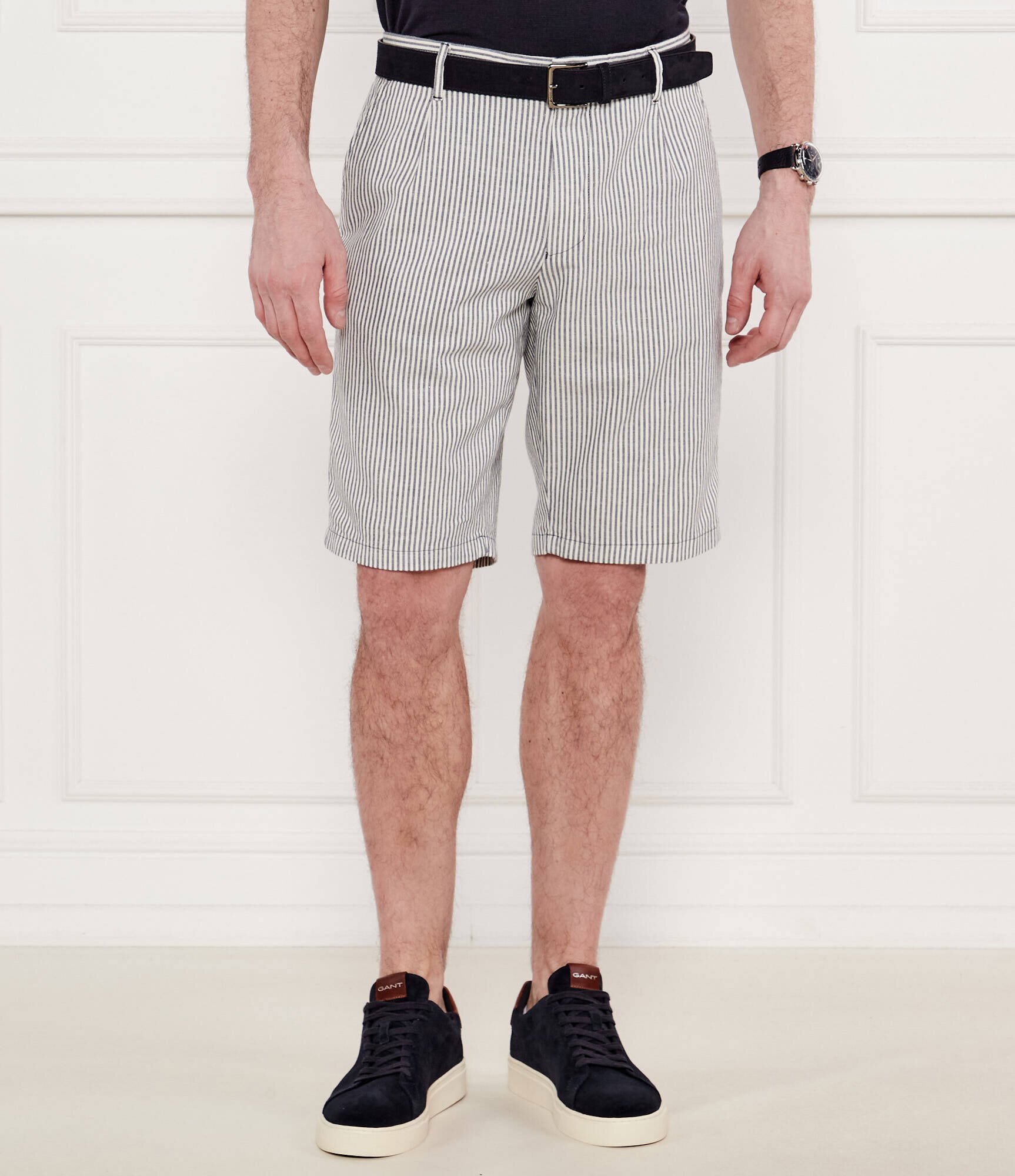 JOOP! Jeans Pantaloni scurți chino Ambros | regular fit | cu adaos de in