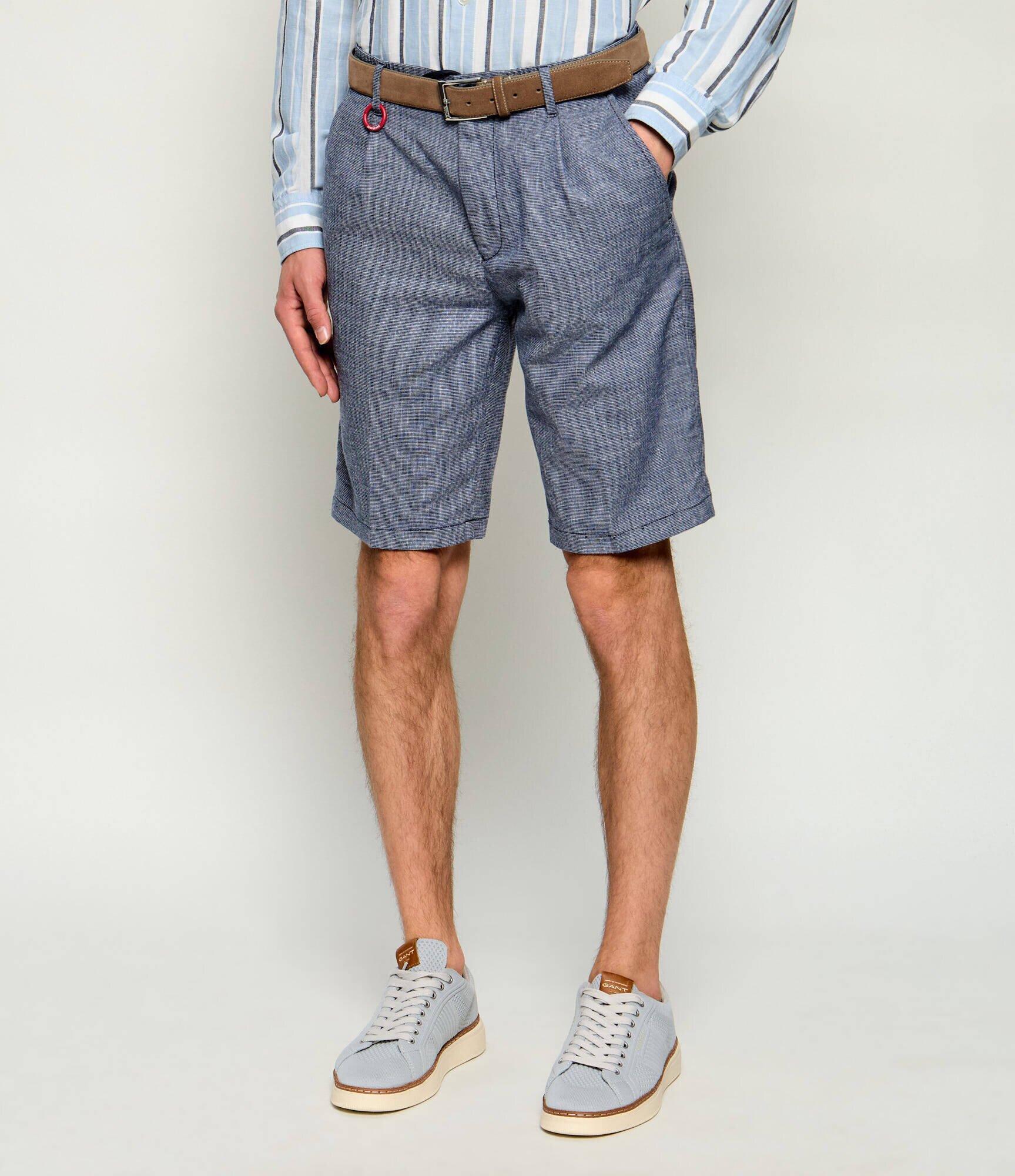 JOOP! Jeans Pantaloni scurți chino Ruby | regular fit | cu adaos de in
