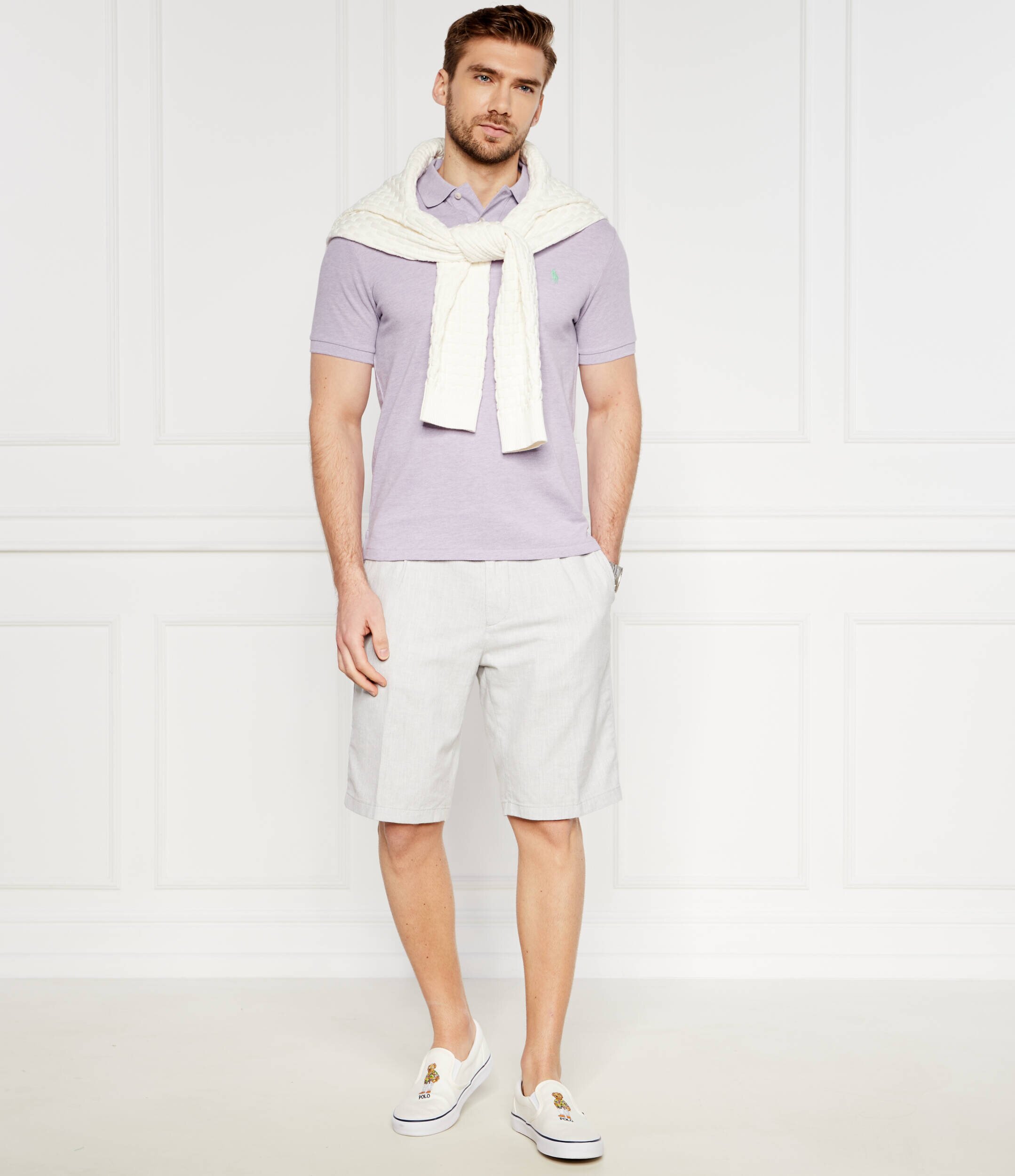 JOOP! Jeans Pantaloni scurți chino Ruby | regular fit | cu adaos de in