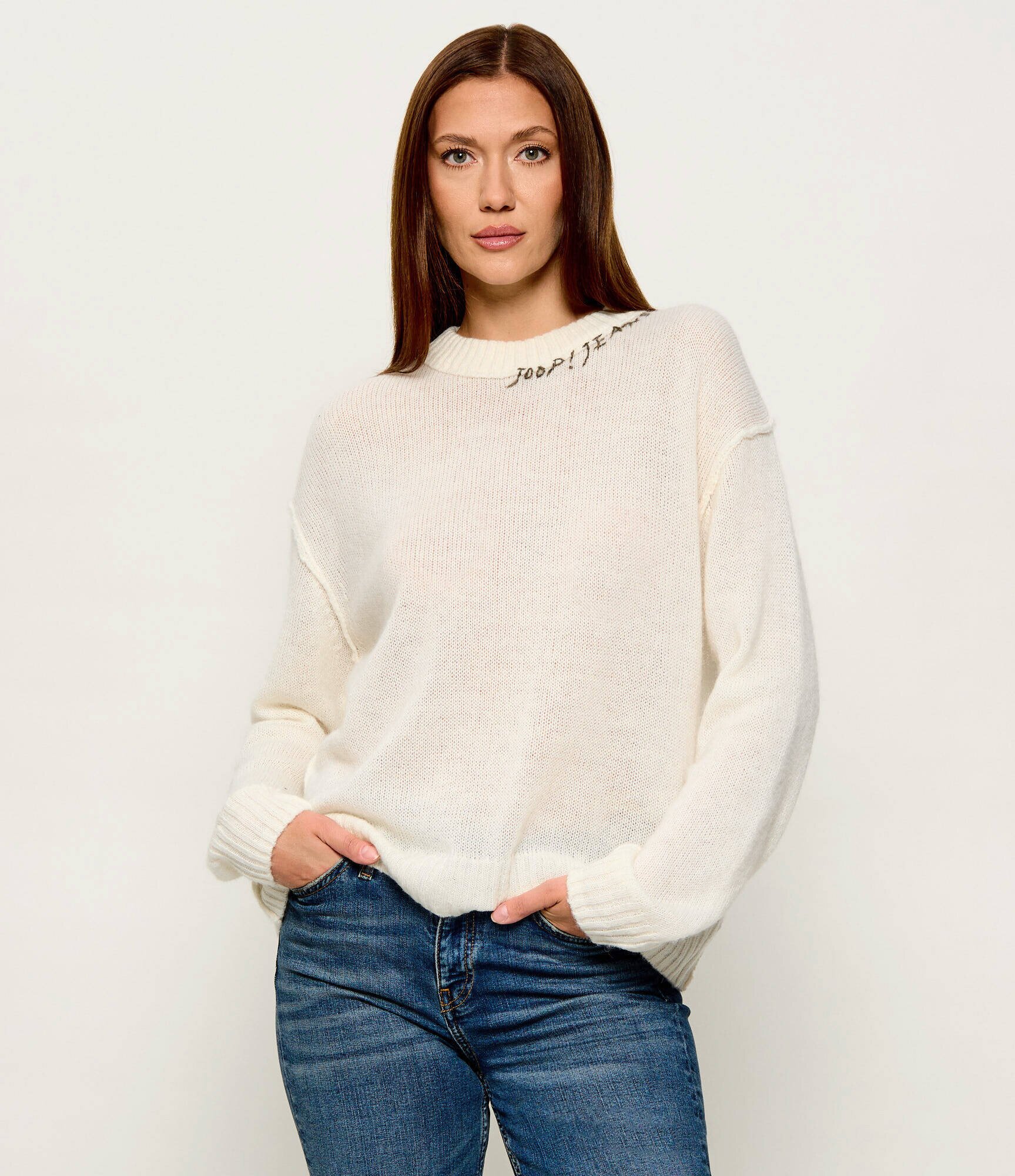 JOOP! Jeans Pulover Kumpa | regular fit cu adaos de lână