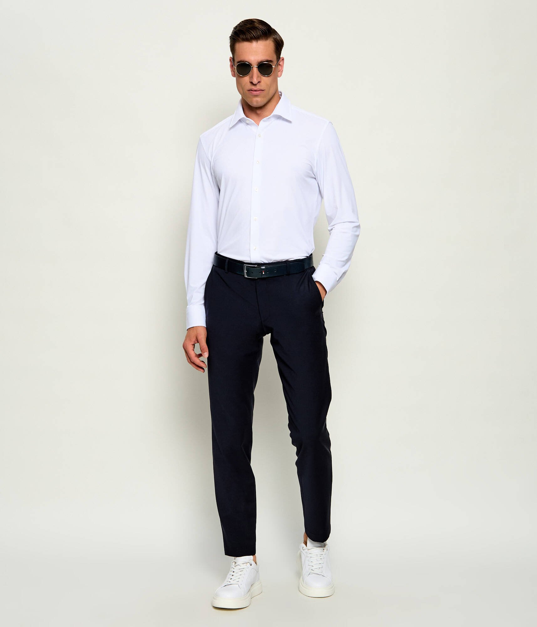 Joop! Pantaloni chino Sake | Slim Fit cu adaos de lână