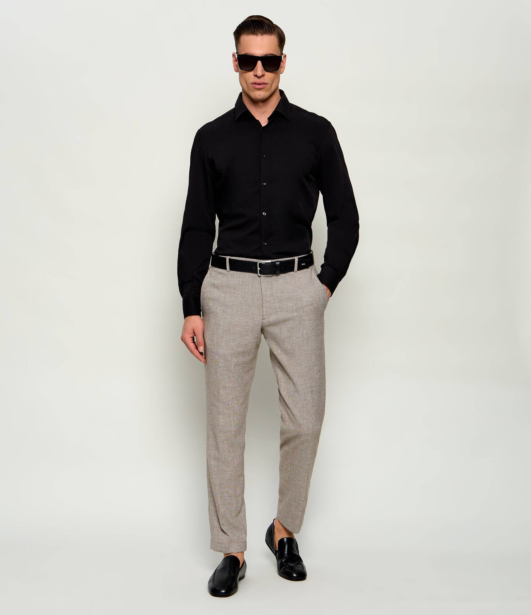 Joop! Pantaloni chino Sake-W | Slim Fit | cu adaos de in