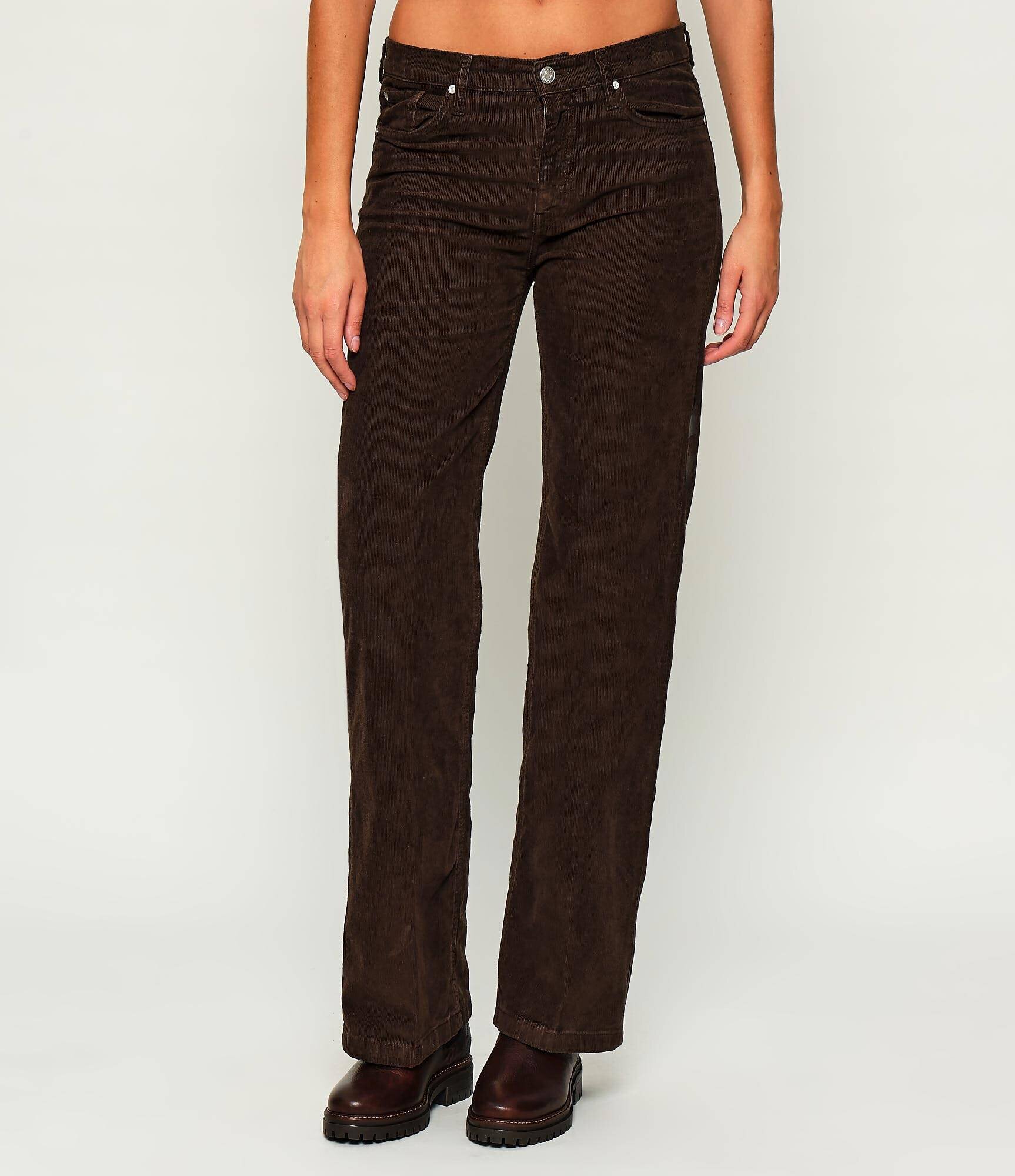 Joop! Pantaloni Chrisi | Straight fit | catifea reiată