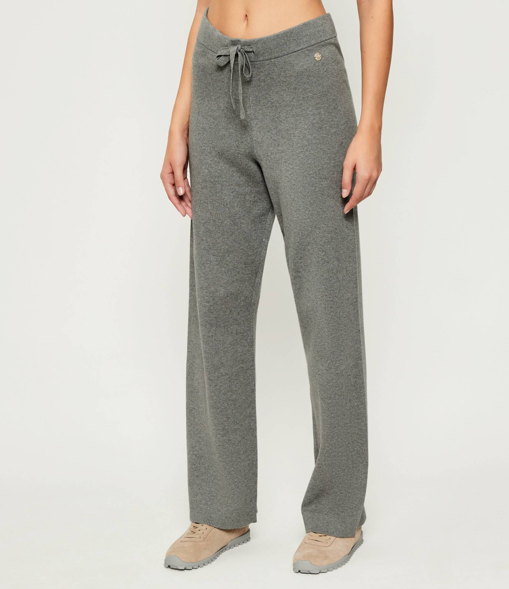Joop! Pantaloni de tricot Kinsi | regular fit cu adaos de mătase