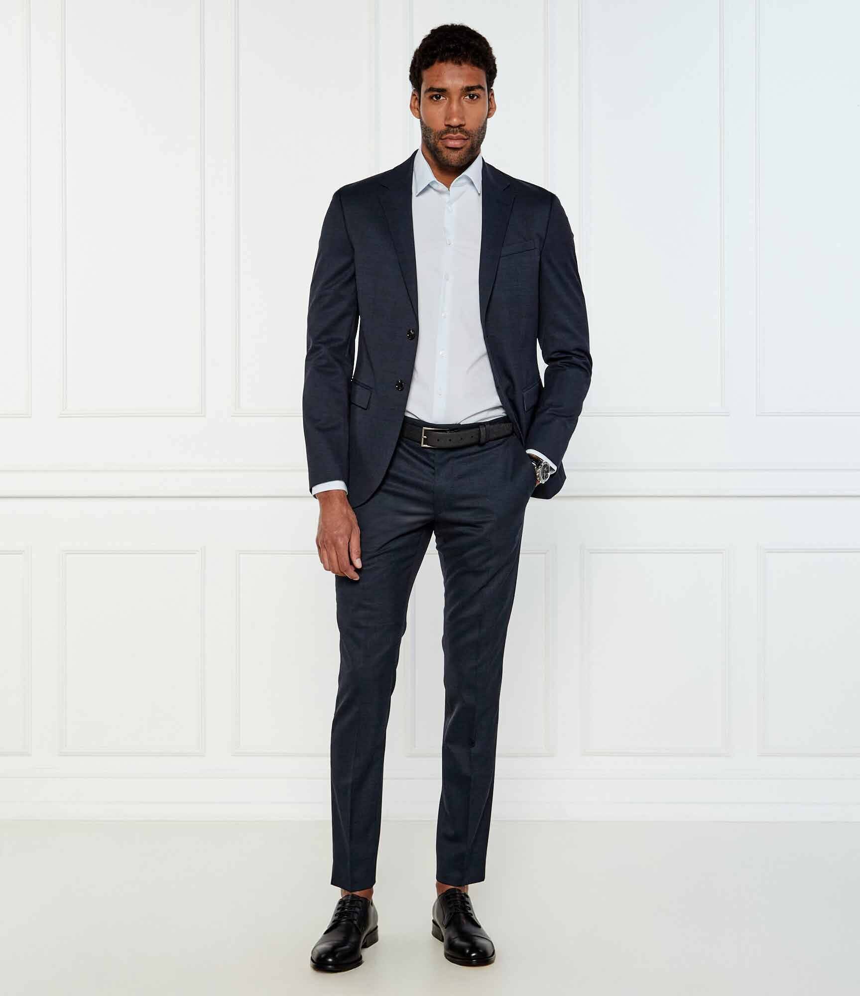 Joop! Pantaloni Gun | Extra slim fit cu adaos de lână