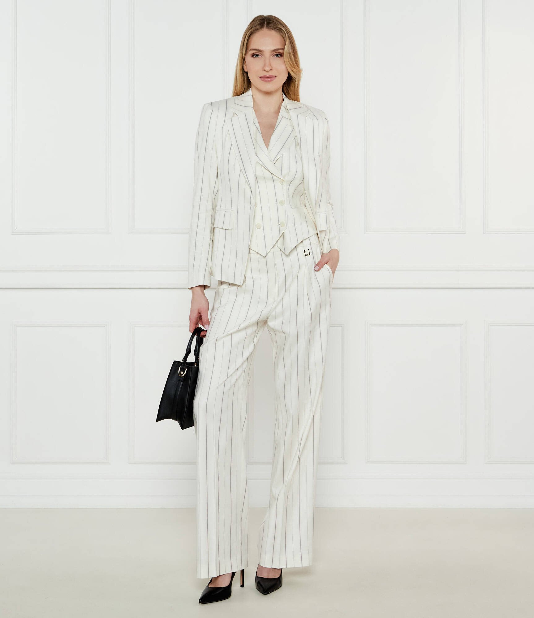 Joop! Pantaloni Paris-X | flare fit | cu adaos de in