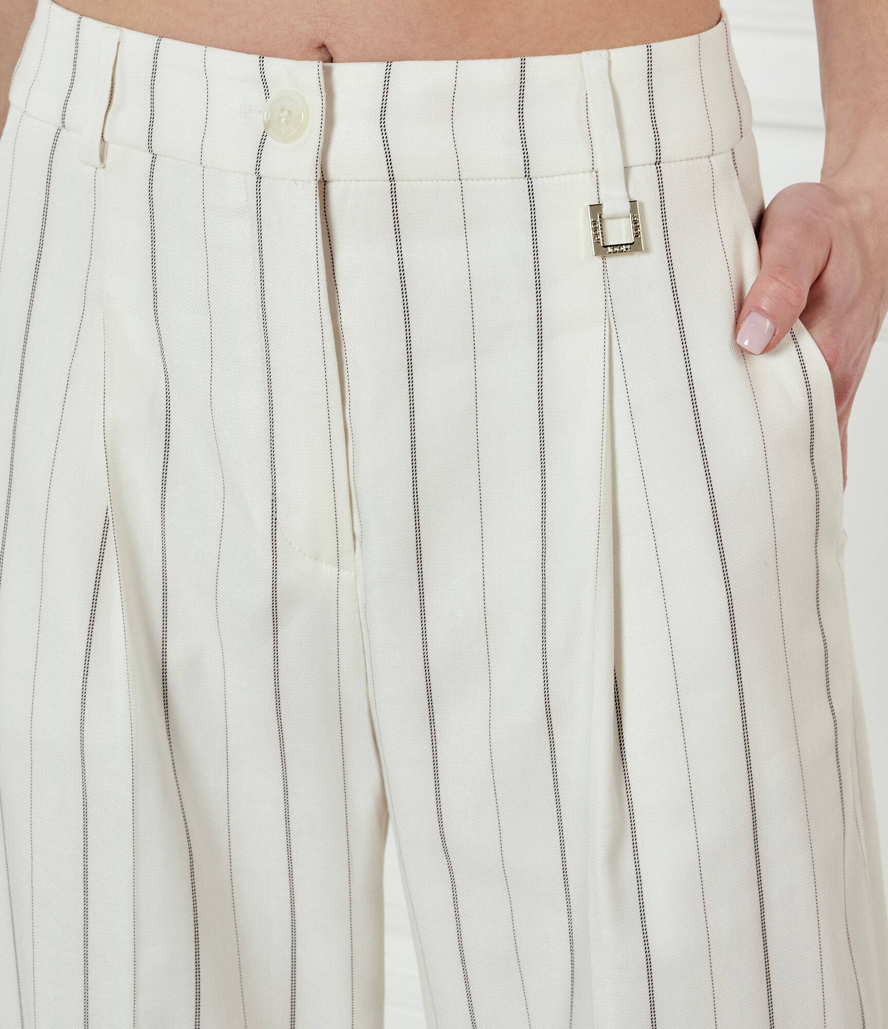 Joop! Pantaloni Paris-X | flare fit | cu adaos de in