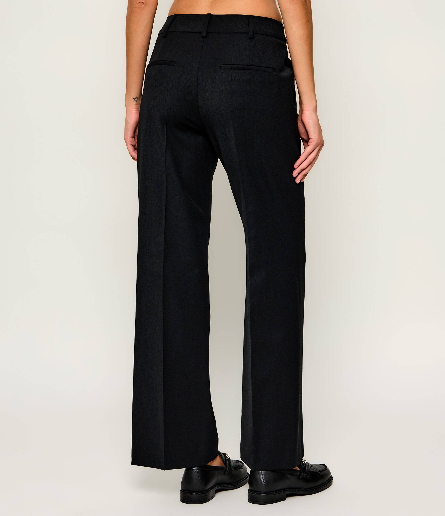 Joop! Pantaloni Pizara | Loose fit cu adaos de lână