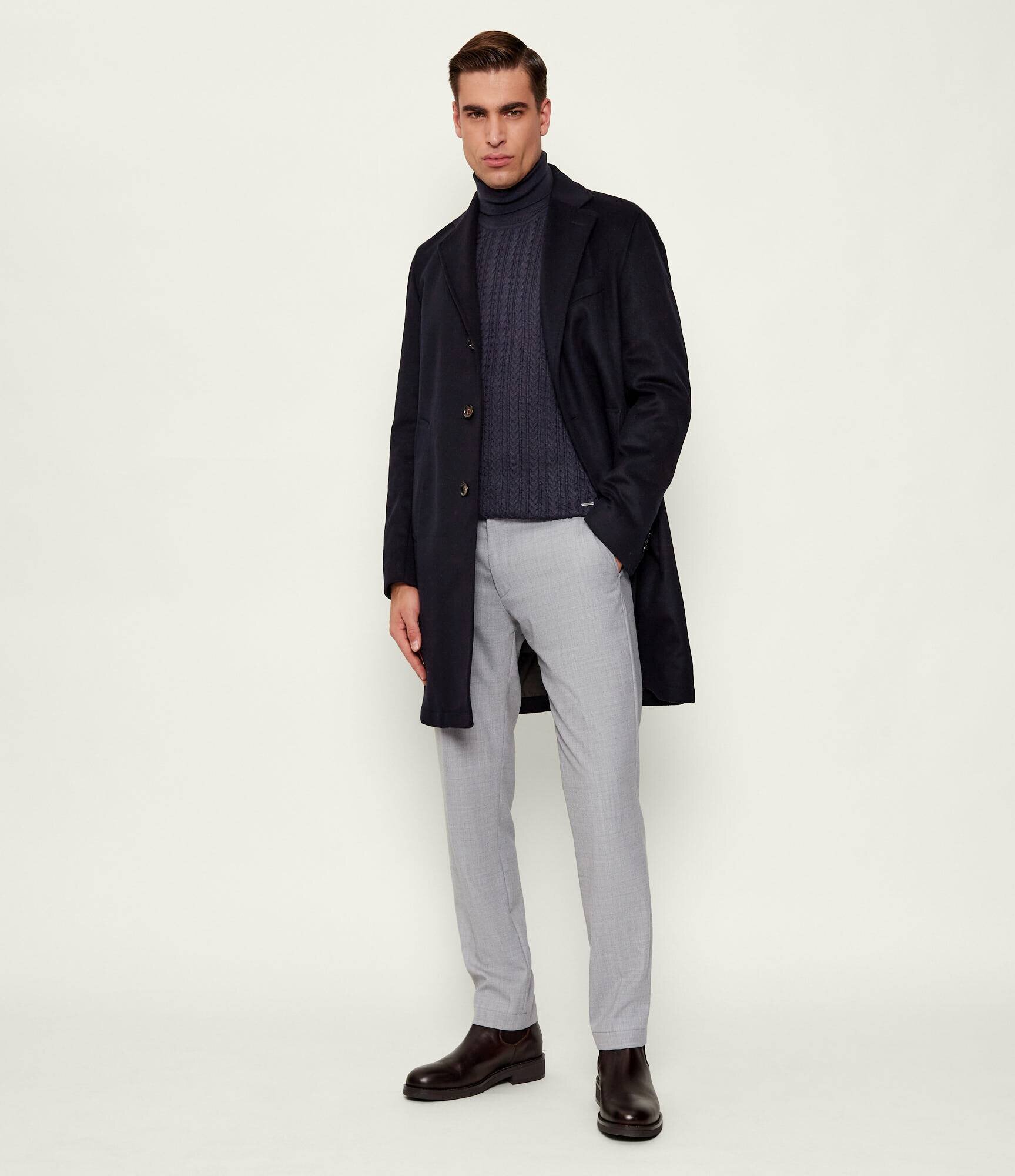 Joop! Pantaloni Sake | Slim Fit cu adaos de lână