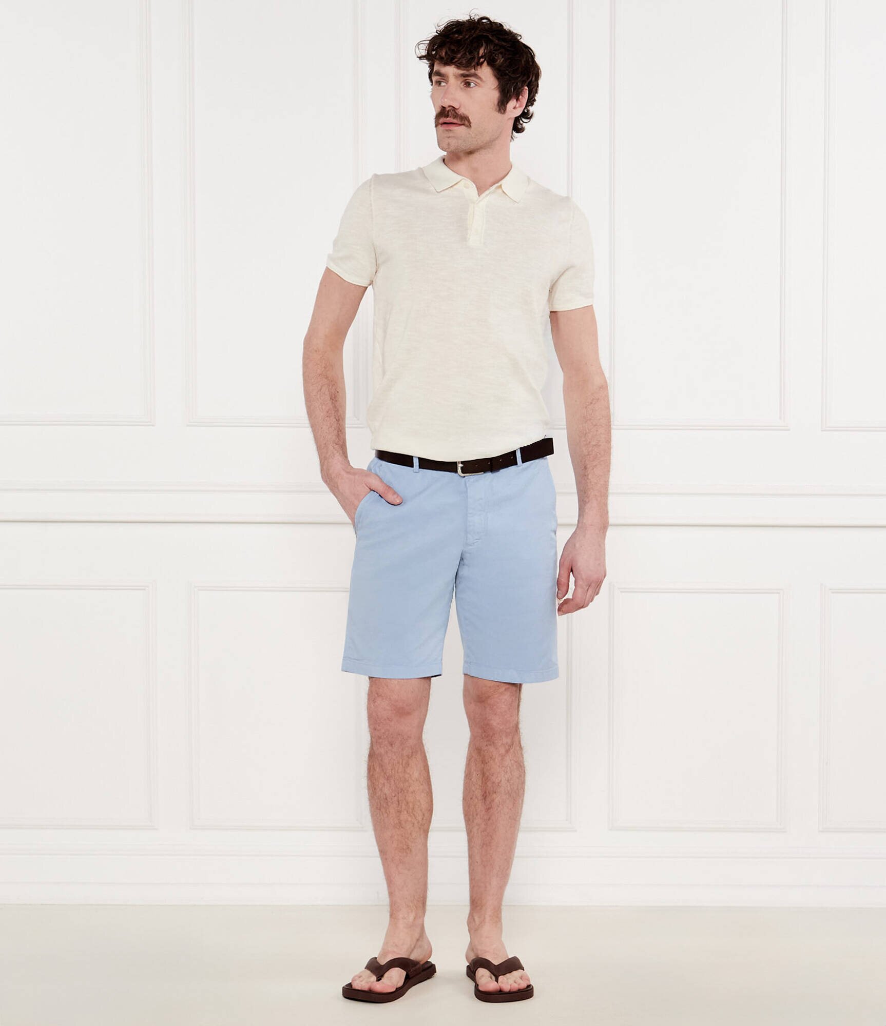 Joop! Pantaloni scurți chino Capri-D | Slim Fit