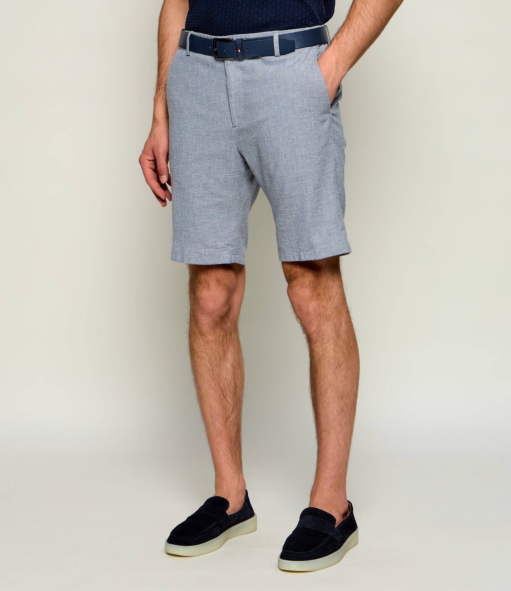 Joop! Pantaloni scurți chino Capri-W | Slim Fit | cu adaos de in