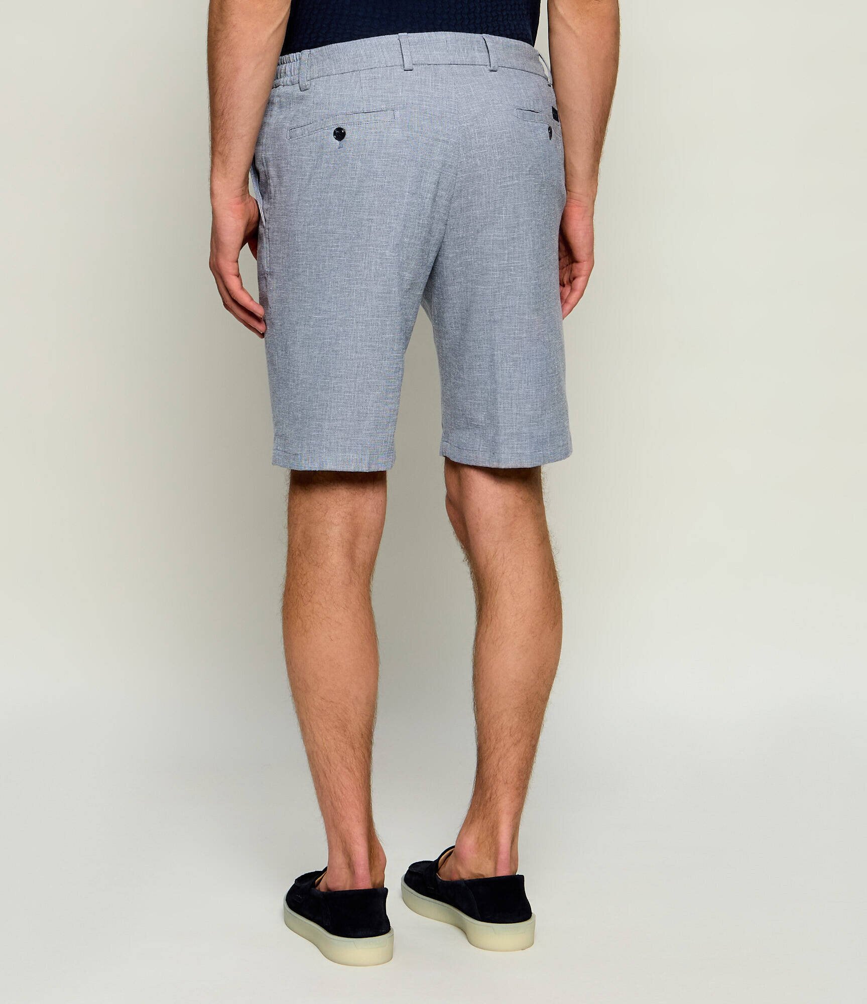 Joop! Pantaloni scurți chino Capri-W | Slim Fit | cu adaos de in