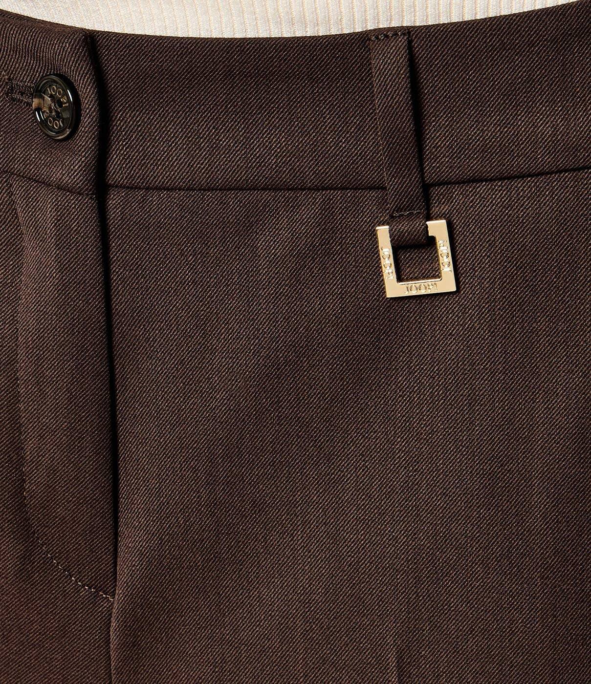 Joop! Pantaloni țigarete Panna cu adaos de lână