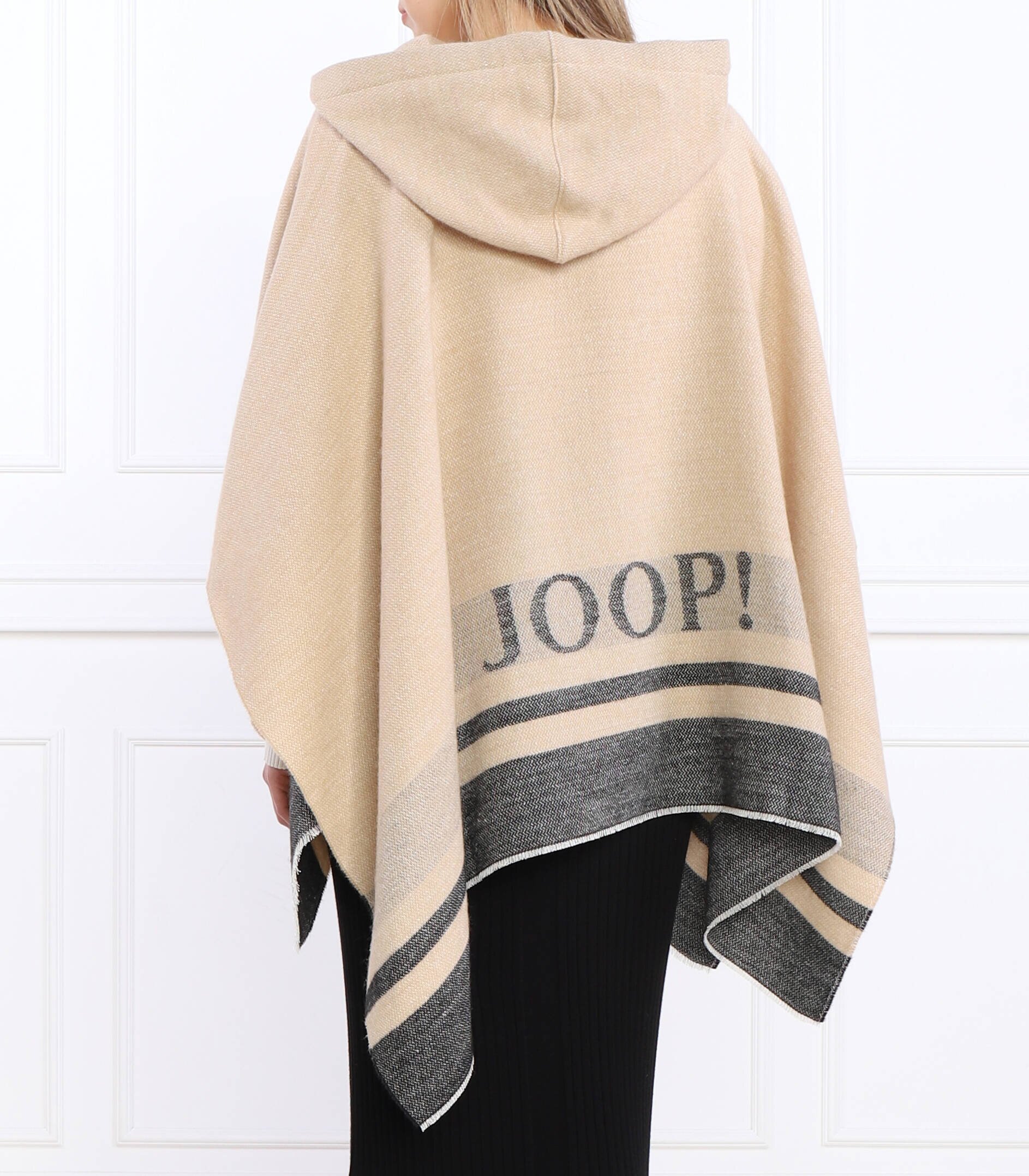Joop! Poncho | Relaxed fit cu adaos de lână