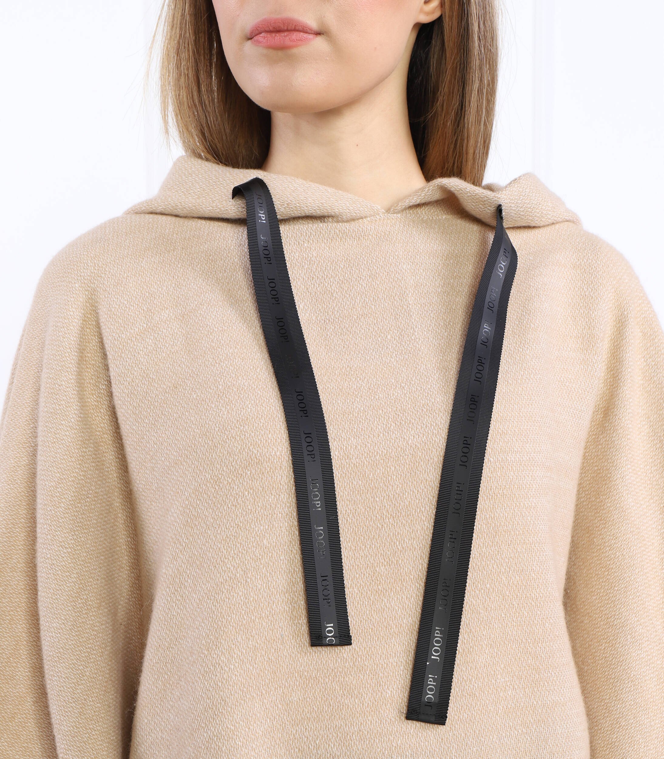 Joop! Poncho | Relaxed fit cu adaos de lână