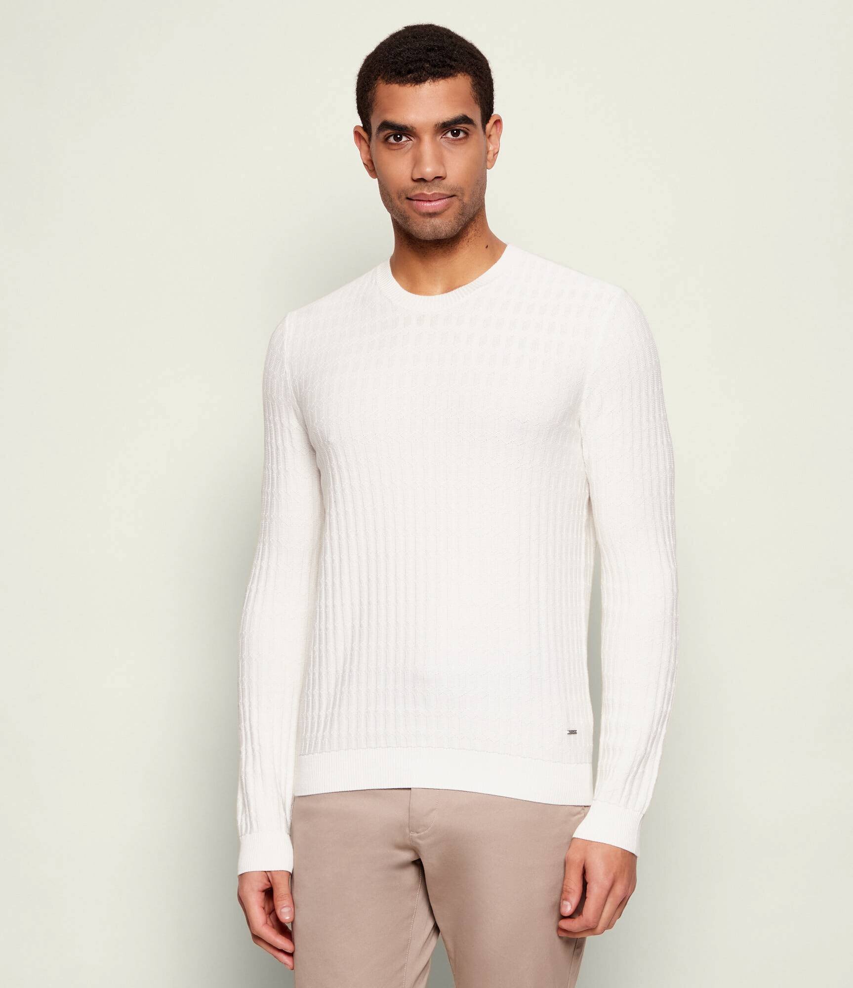 Joop! Pulover JK-01Welmo | Slim Fit | mercerizat