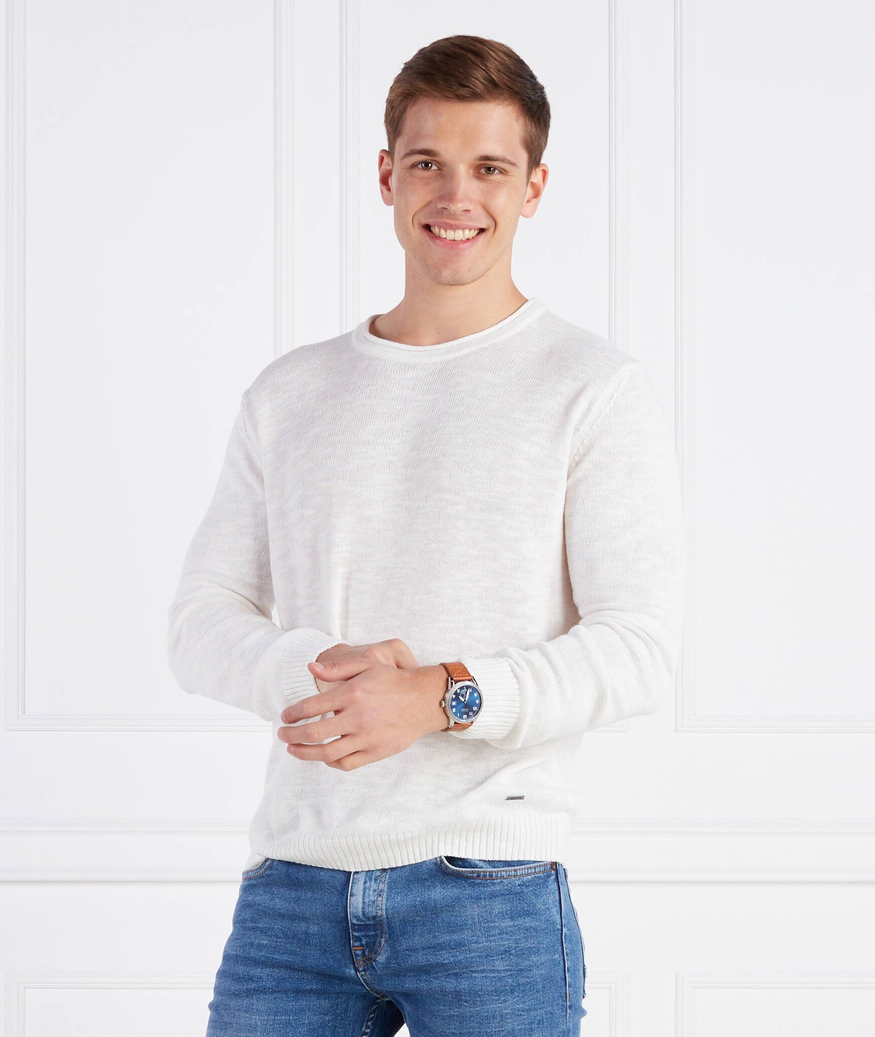 Joop! Pulover Mendor | Regular Fit | cu adaos de in