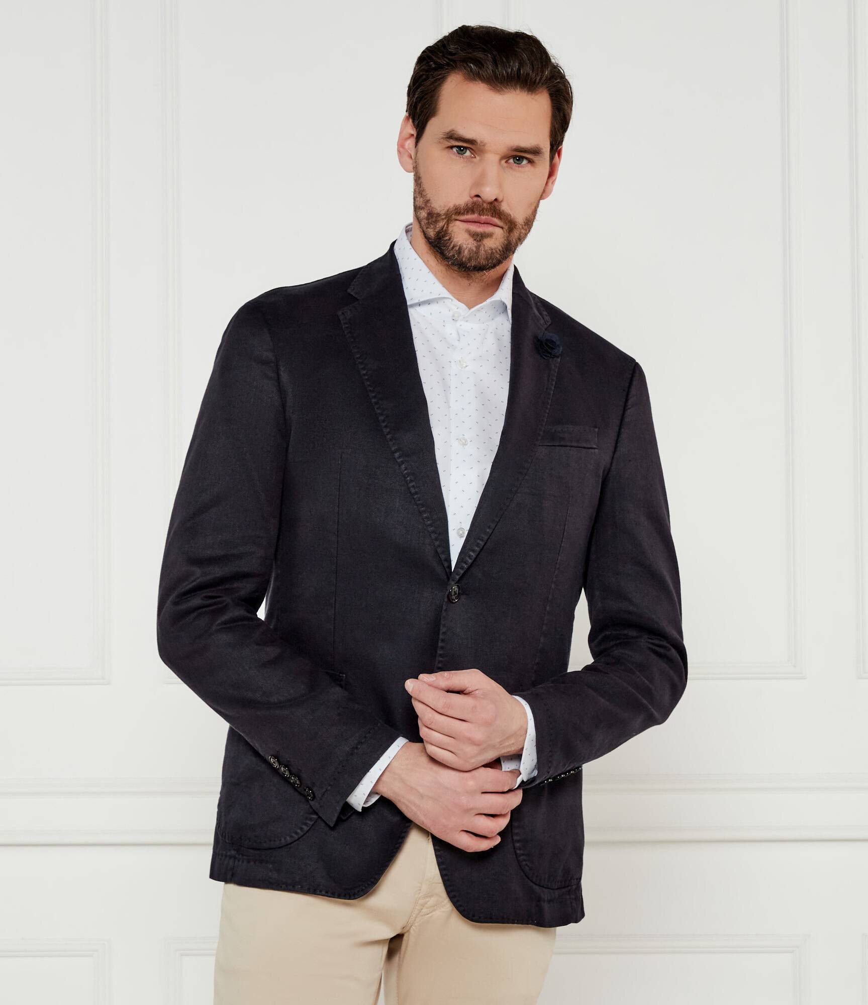 Joop! Sacou Hoverest | Slim Fit | cu adaos de in