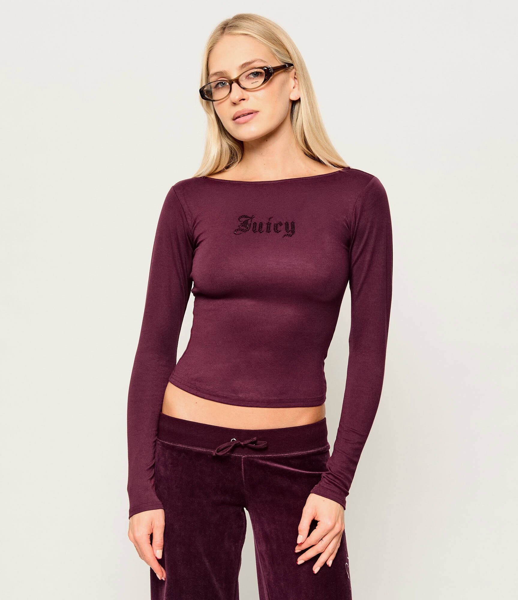 Juicy Couture Bluză Mia Boat | Slim Fit
