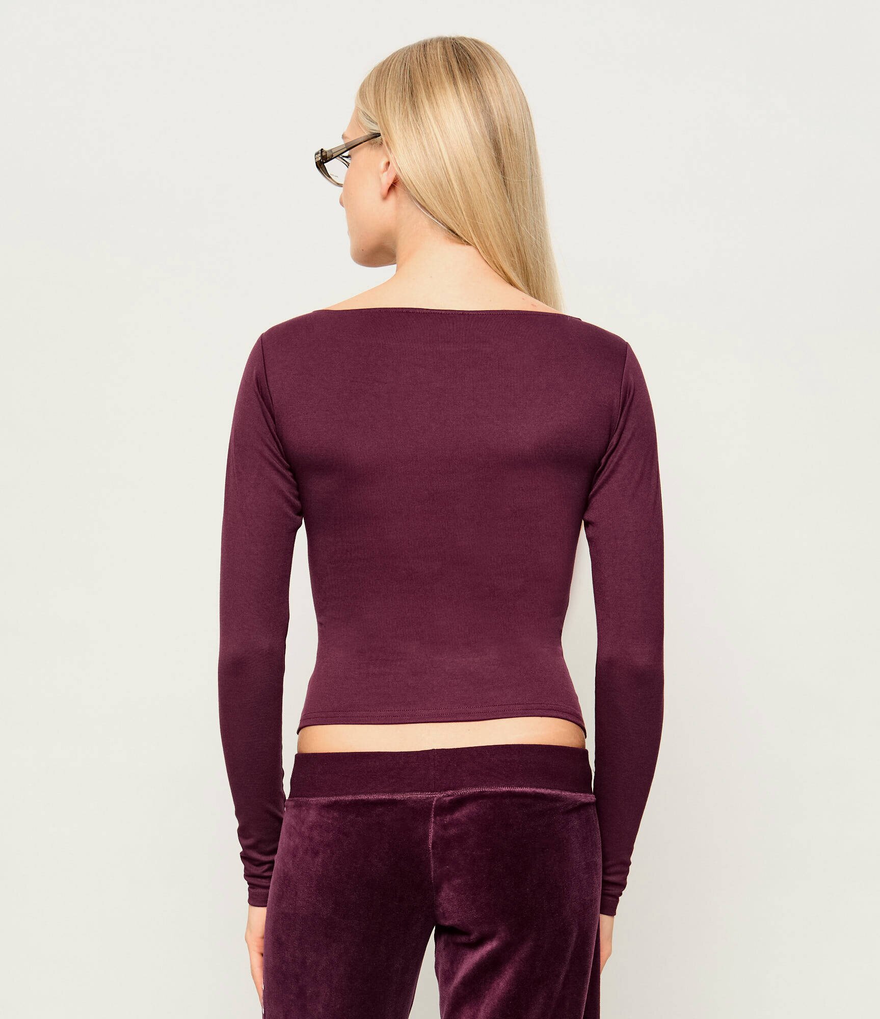 Juicy Couture Bluză Mia Boat | Slim Fit