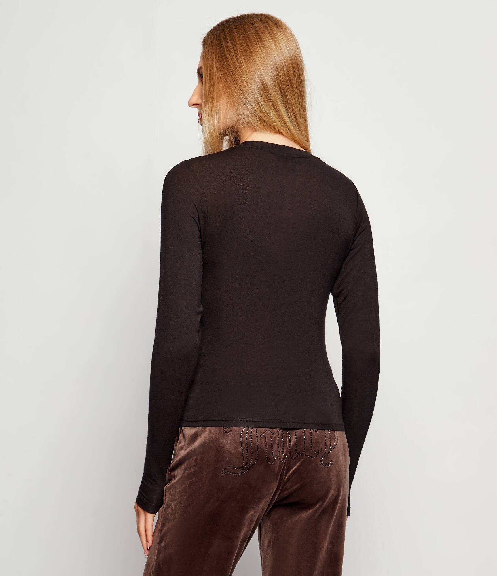 Juicy Couture Bluză Sheer | Slim Fit