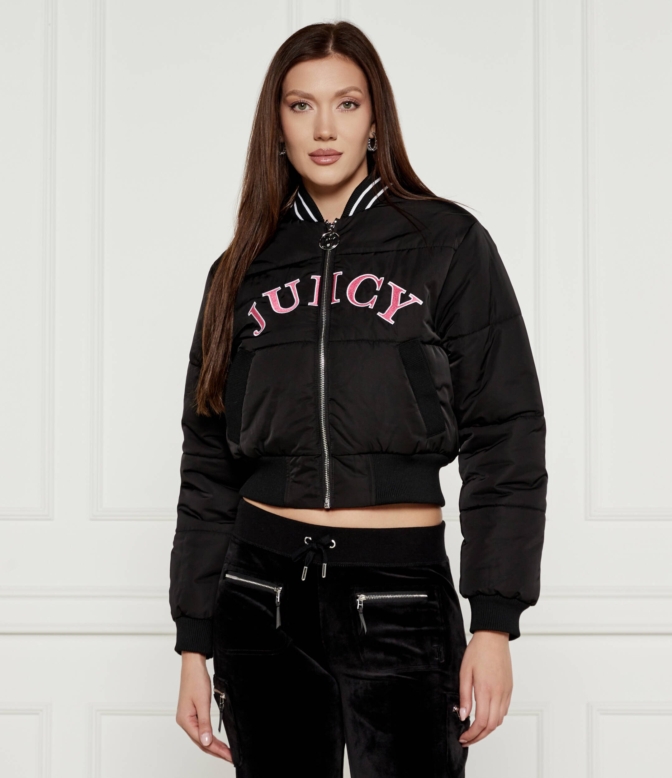 Juicy Couture Geacă bomber Kelsey | Cropped Fit