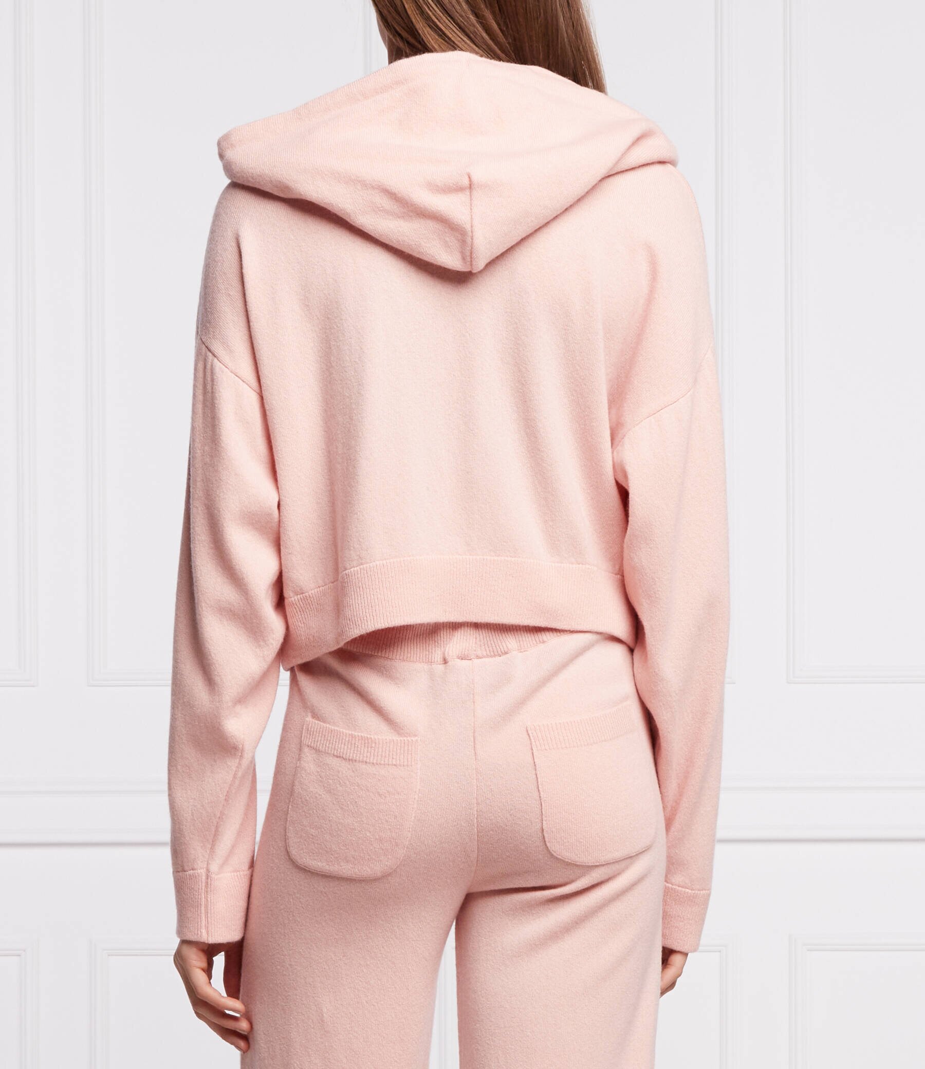 Juicy Couture Hanorac | Cropped Fit cu adaos de lână și cașmir
