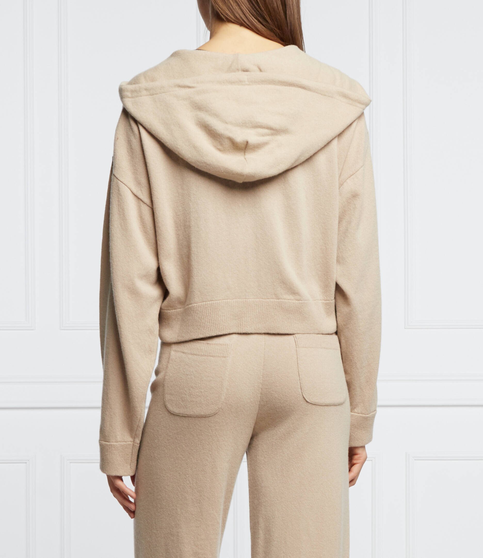 Juicy Couture Hanorac | Cropped Fit cu adaos de lână și cașmir