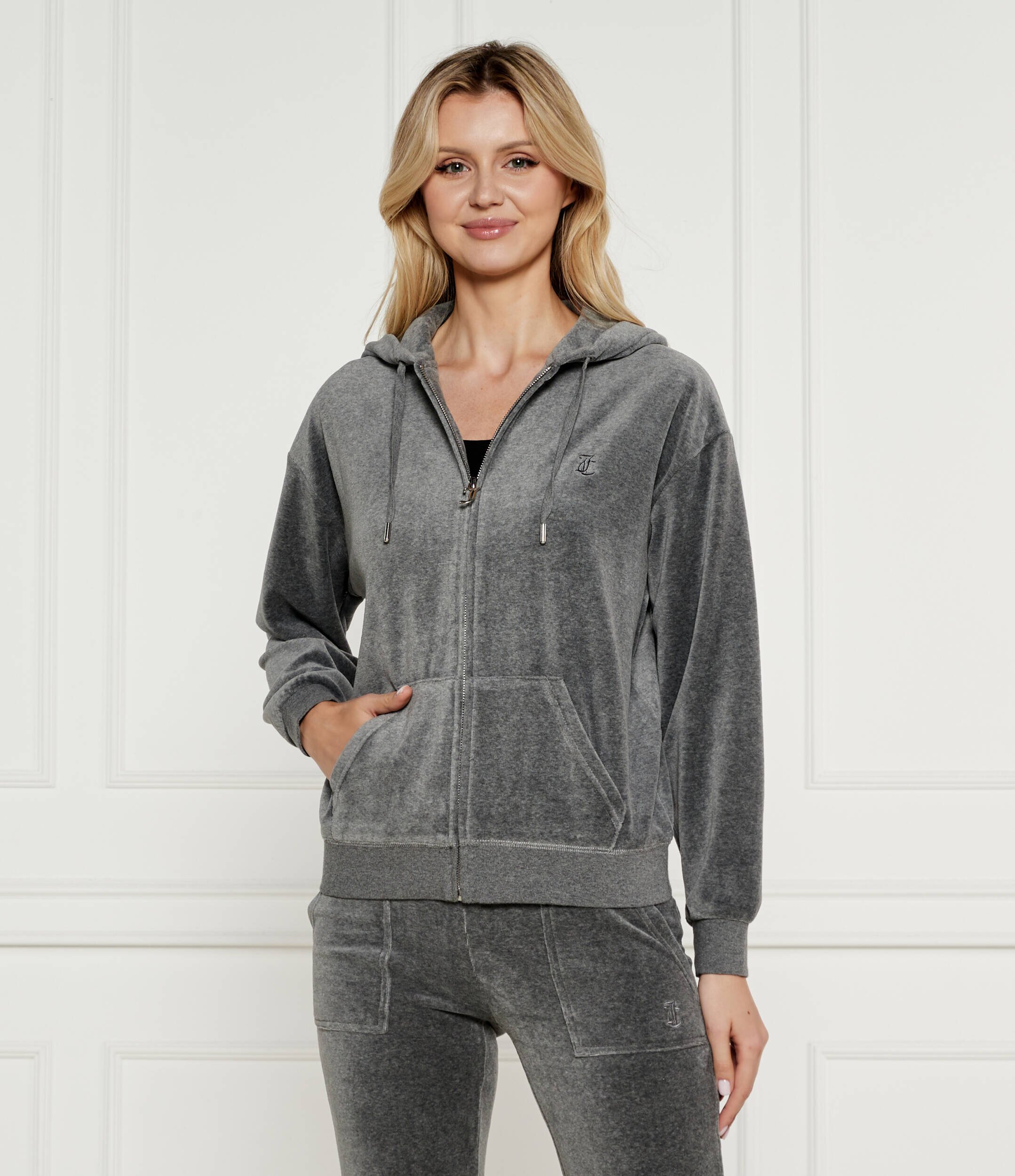 Juicy Couture Hanorac HALAN OVERSIZED ZIP THRU HOODIE | Regular Fit