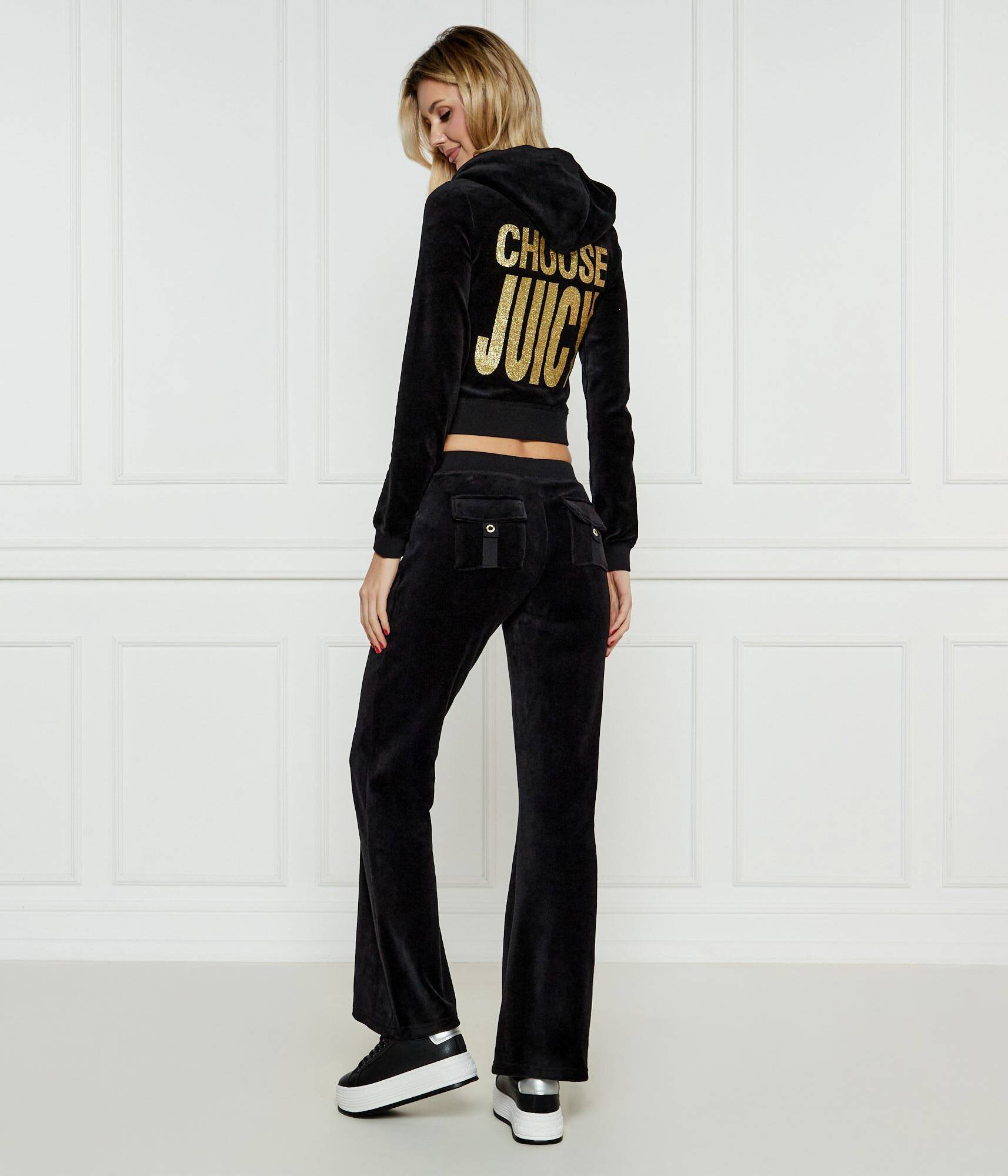 Juicy Couture Hanorac Robyn Bamboo Velour Heritage | Cropped Fit