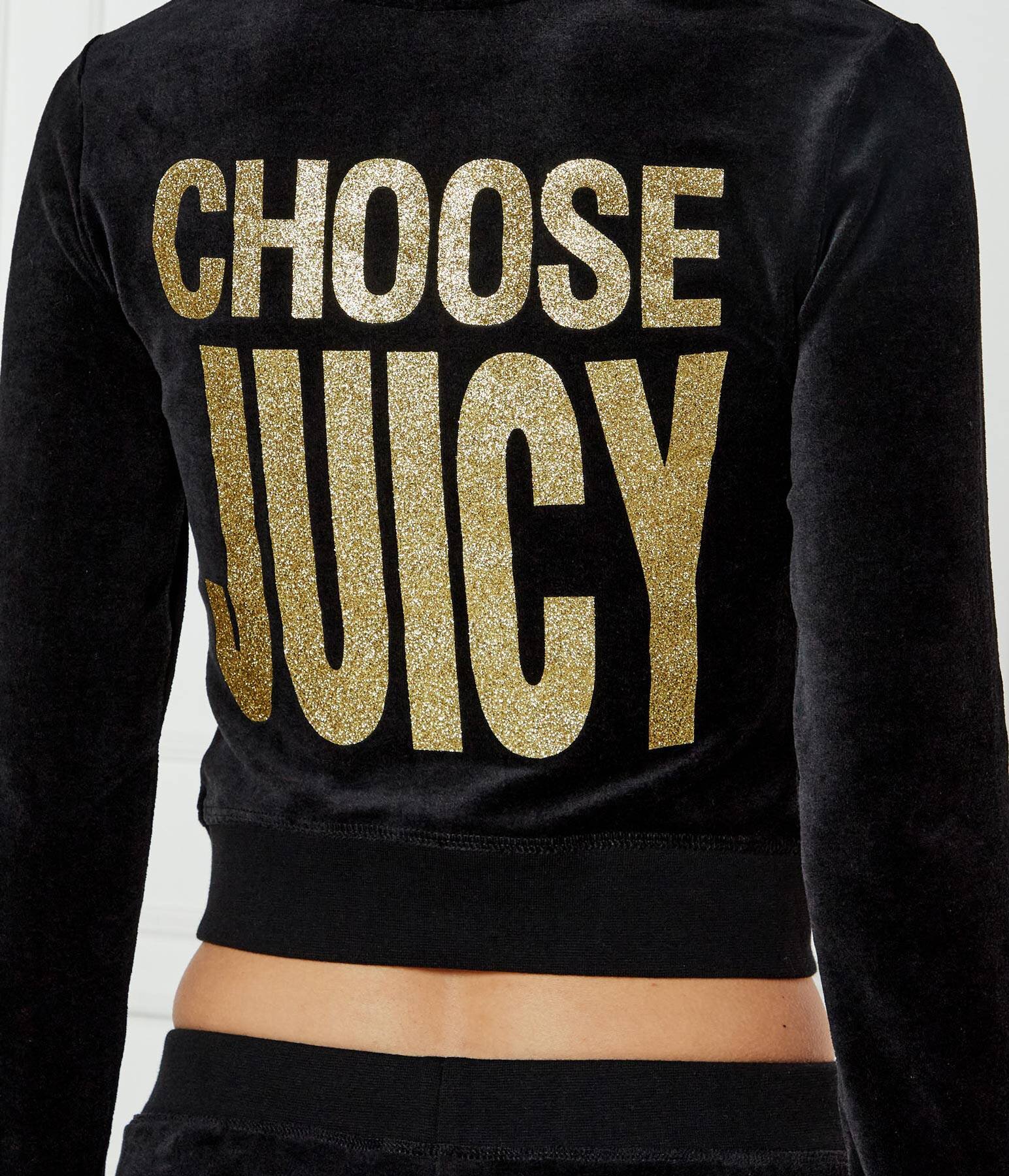 Juicy Couture Hanorac Robyn Bamboo Velour Heritage | Cropped Fit