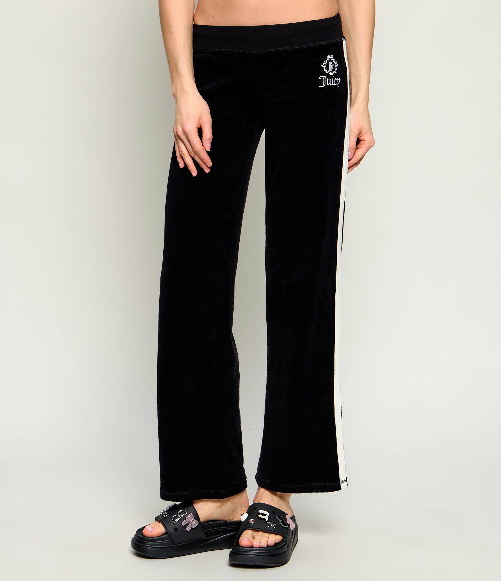 Juicy Couture Pantaloni de trening Applique | flare fit frotir
