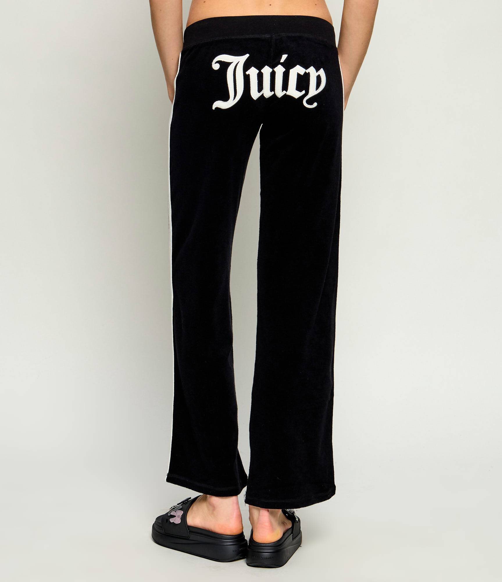 Juicy Couture Pantaloni de trening Applique | flare fit frotir