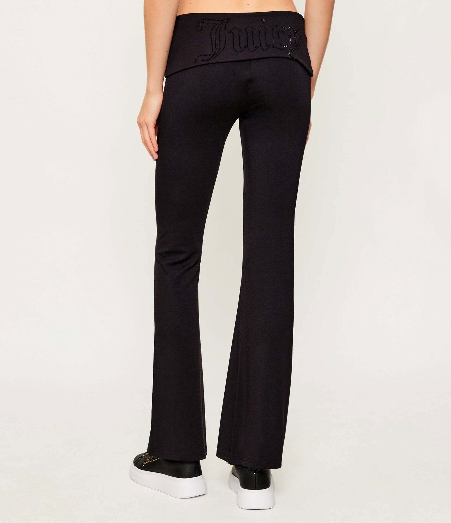 Juicy Couture Pantaloni de trening STEVEN ROLL DOWN | flare fit