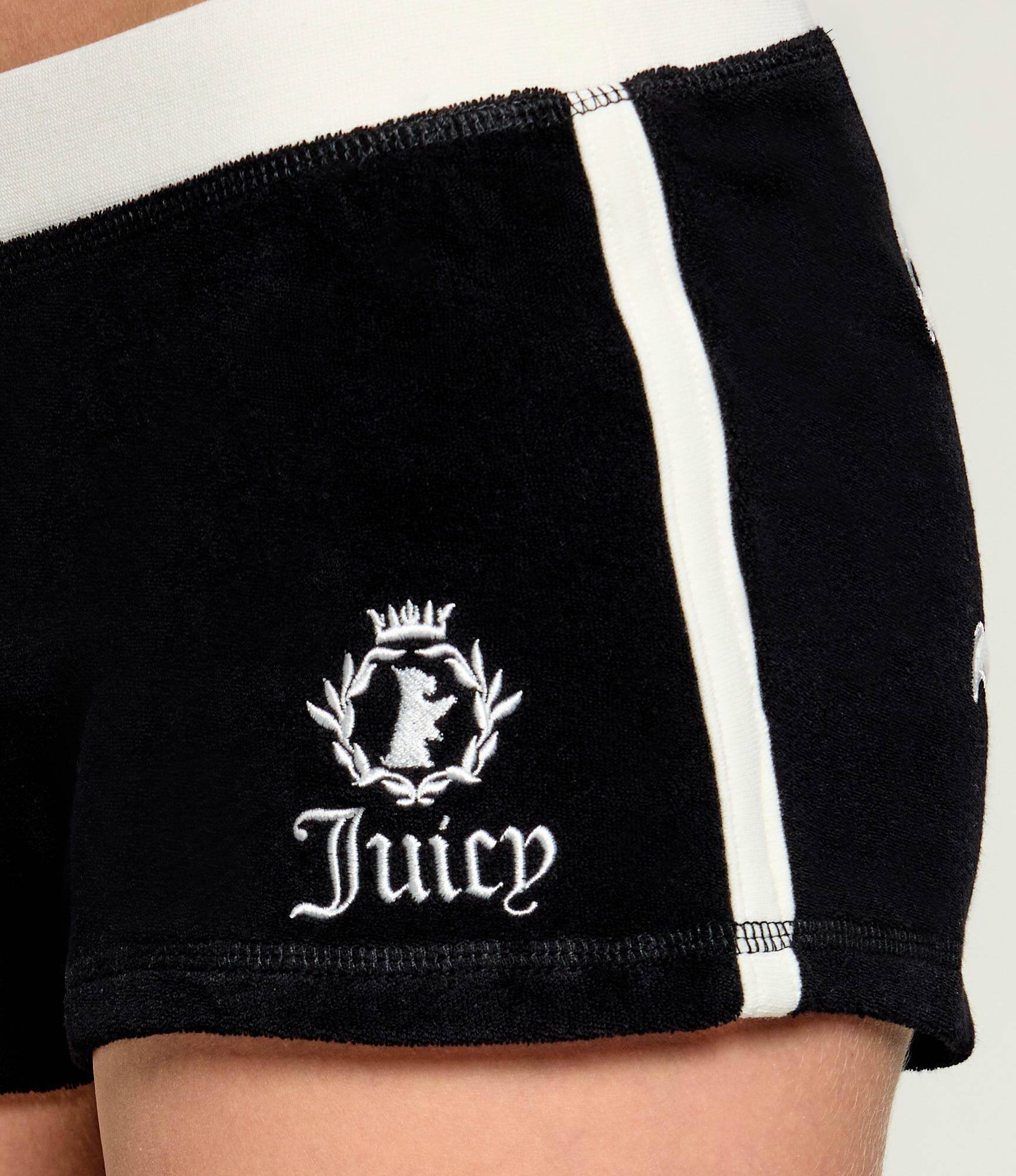 Juicy Couture Pantaloni scurți Applique Terry | Slim Fit frotir