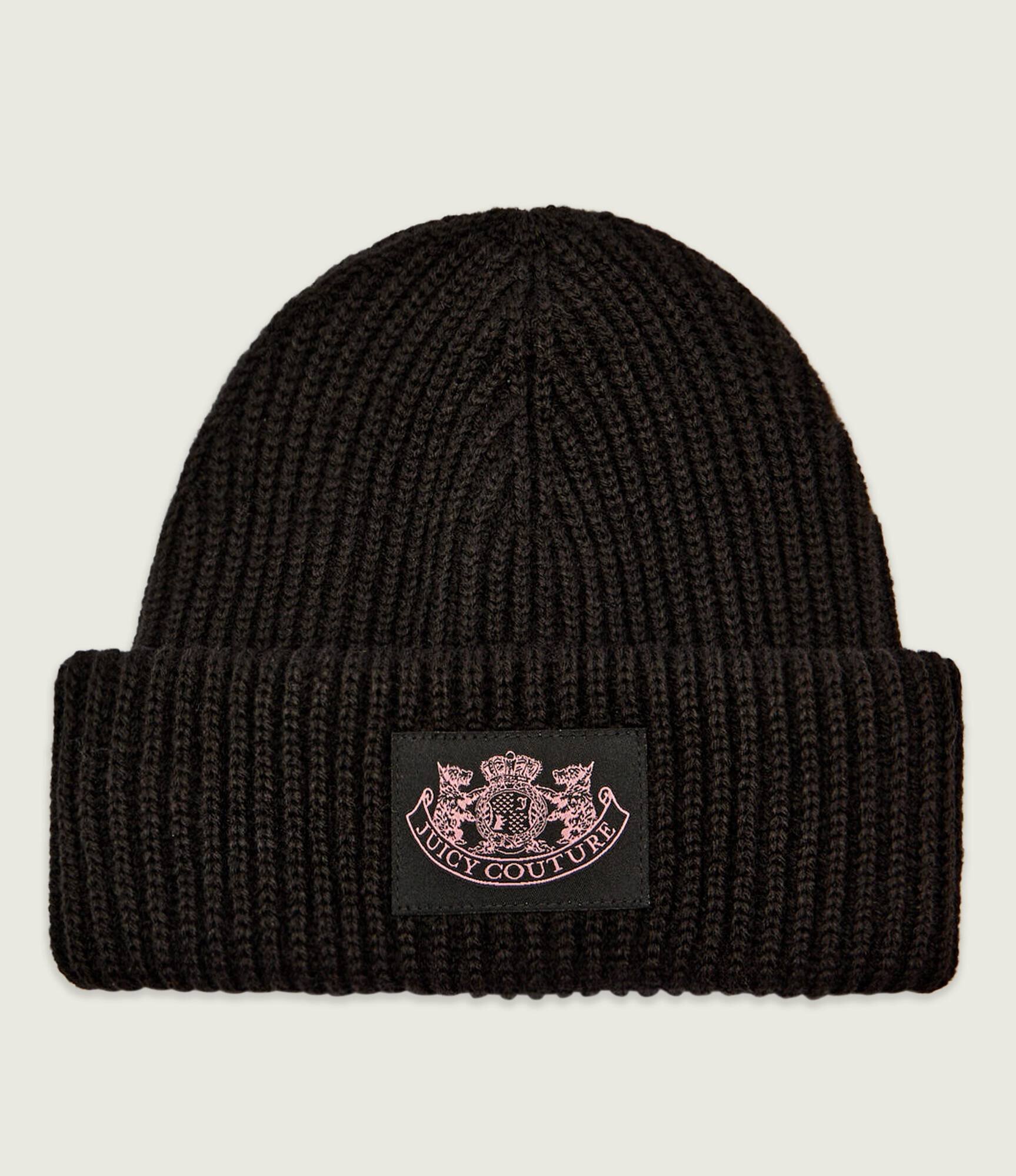 Juicy Couture Șal + căciulă CHEETAH CREST cu adaos de lână