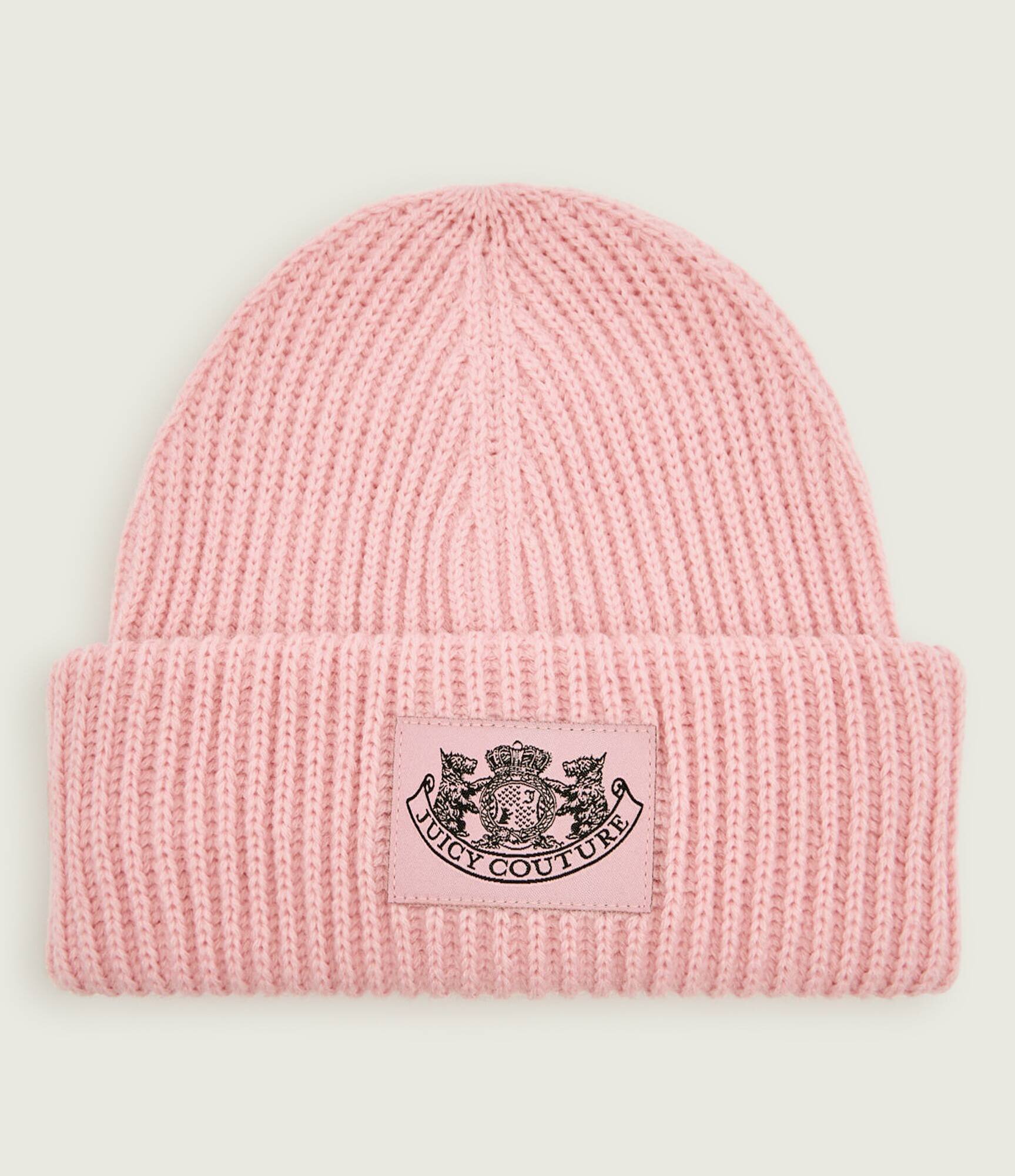 Juicy Couture Șal + căciulă CHEETAH CREST cu adaos de lână